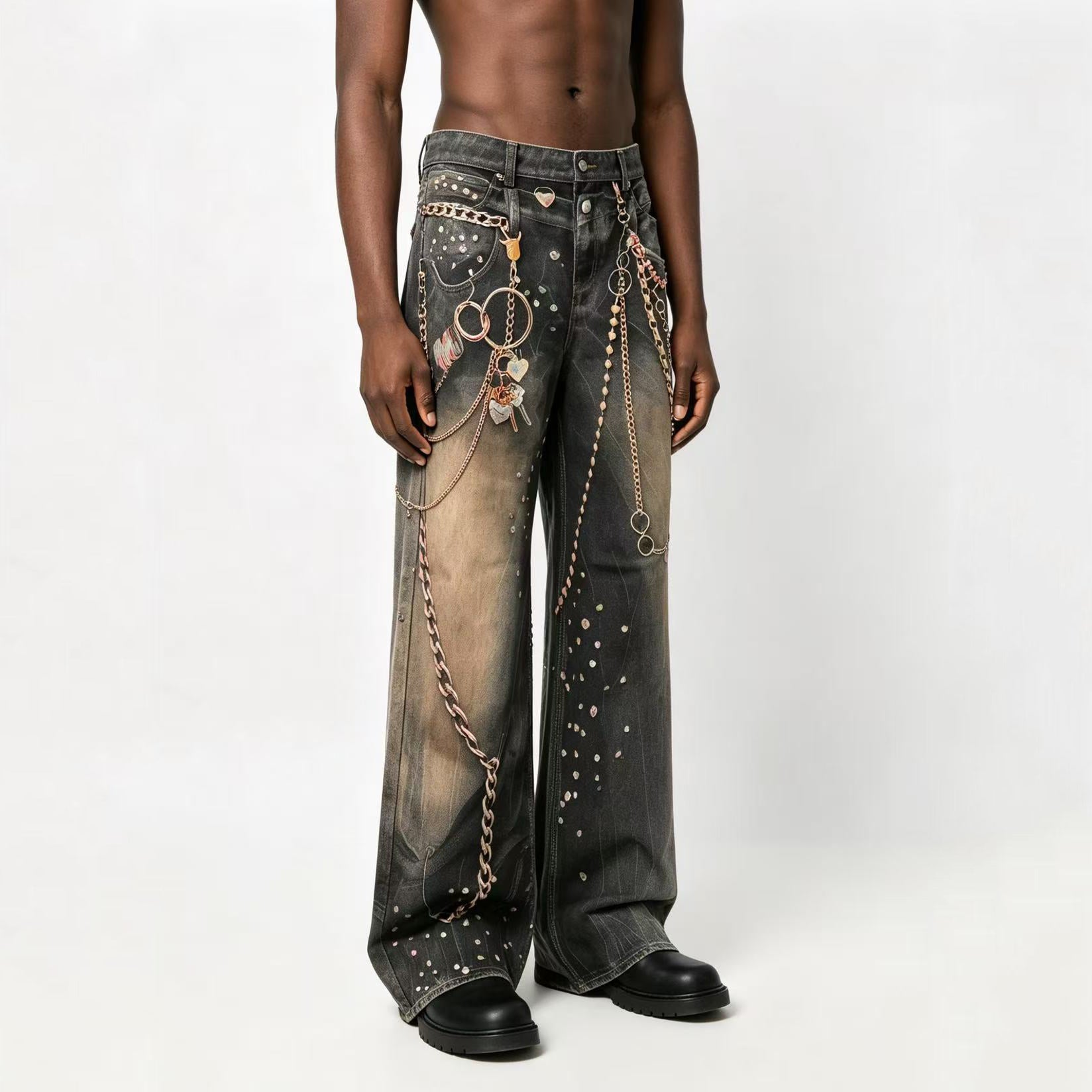 Street-Style 3D-Print Graffiti Jeans
