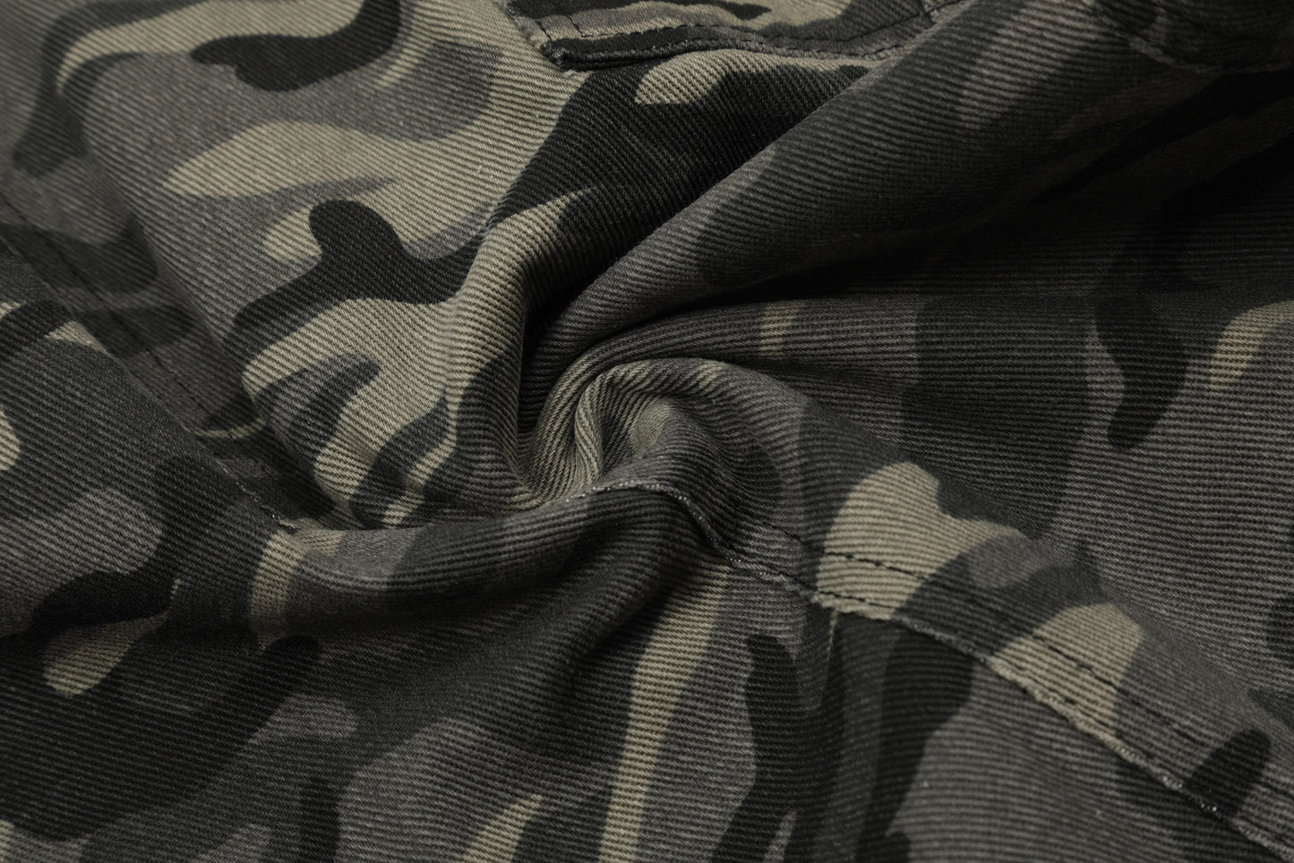 Camo Wide-Leg Cargo Pants