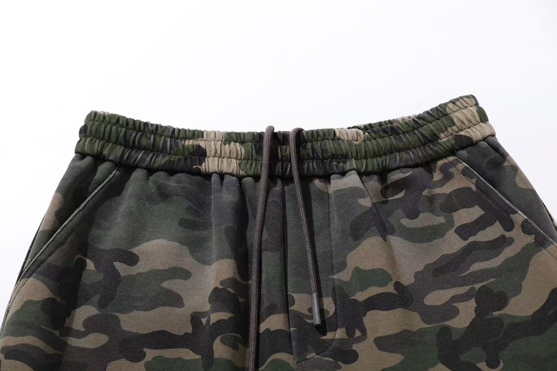 Camo Wide-Leg Sweatpants