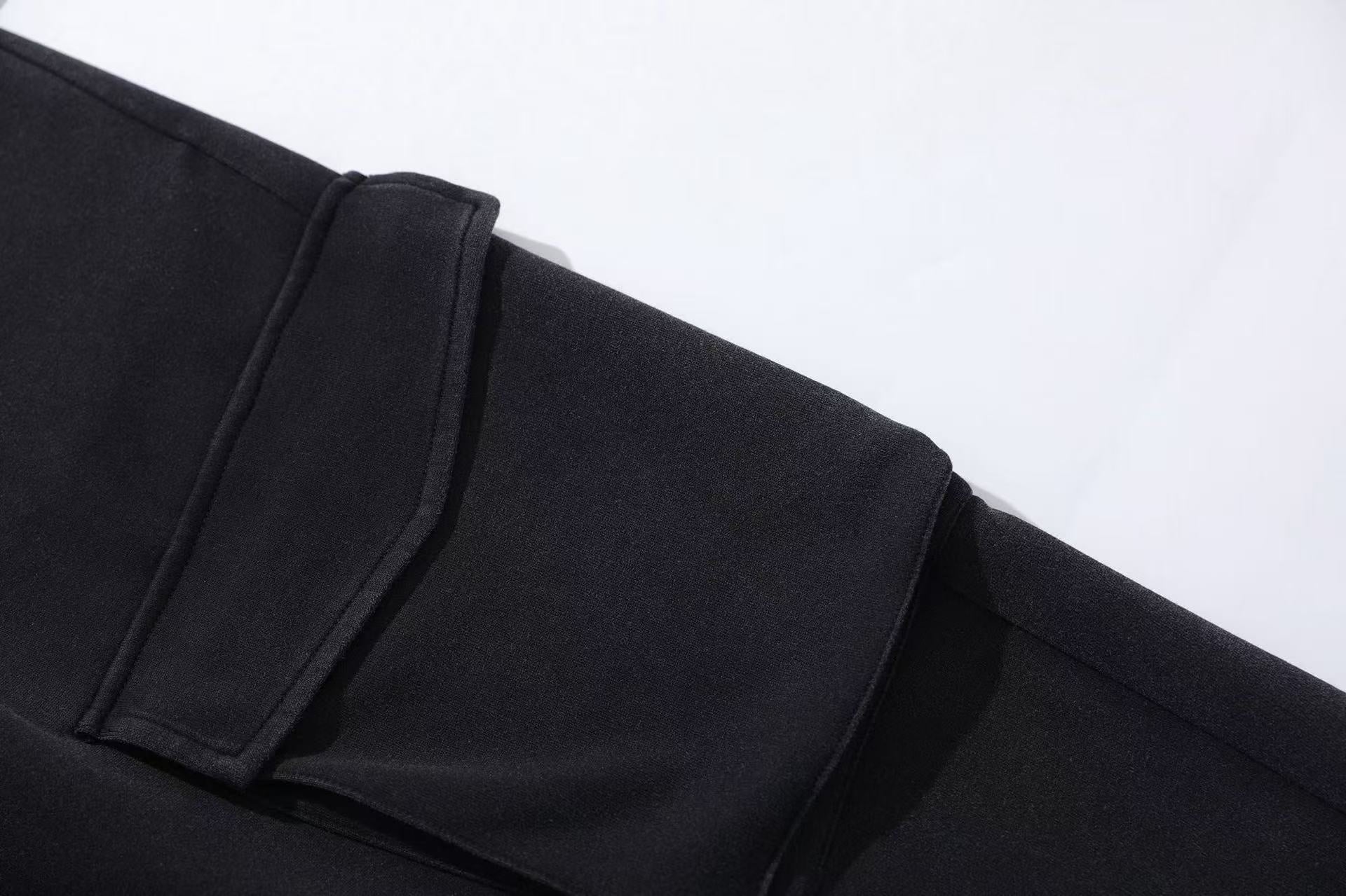 Streetwear Panel Wide-Leg Sweatpants