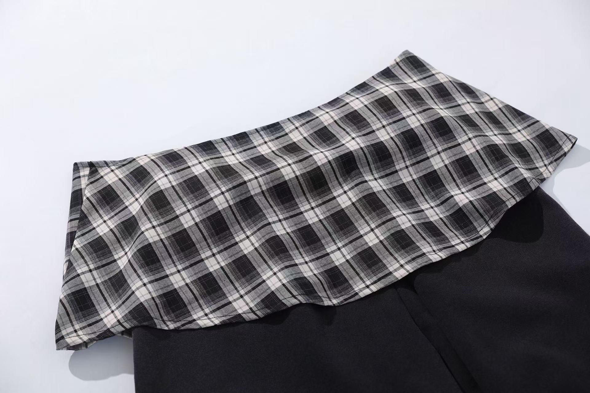 Streetwear Panel Wide-Leg Sweatpants