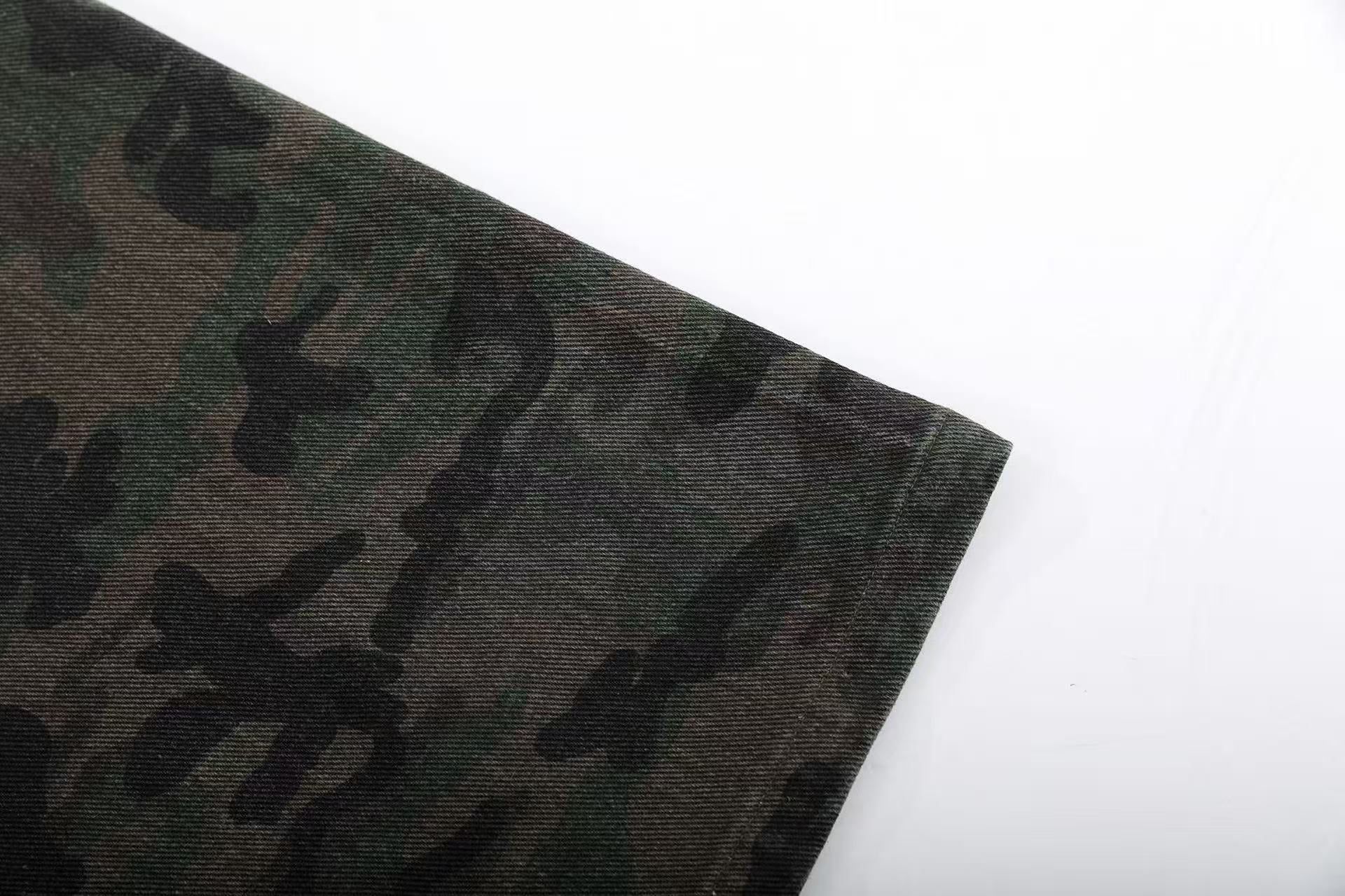 Multi-Pocket Camo Cargo Pants
