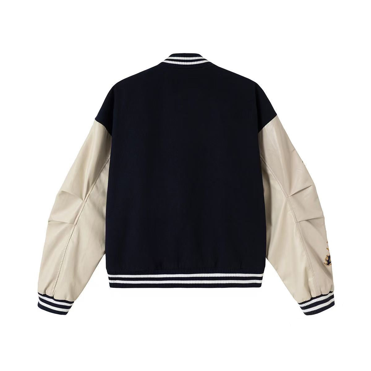 Vintage embroidered baseball jacket