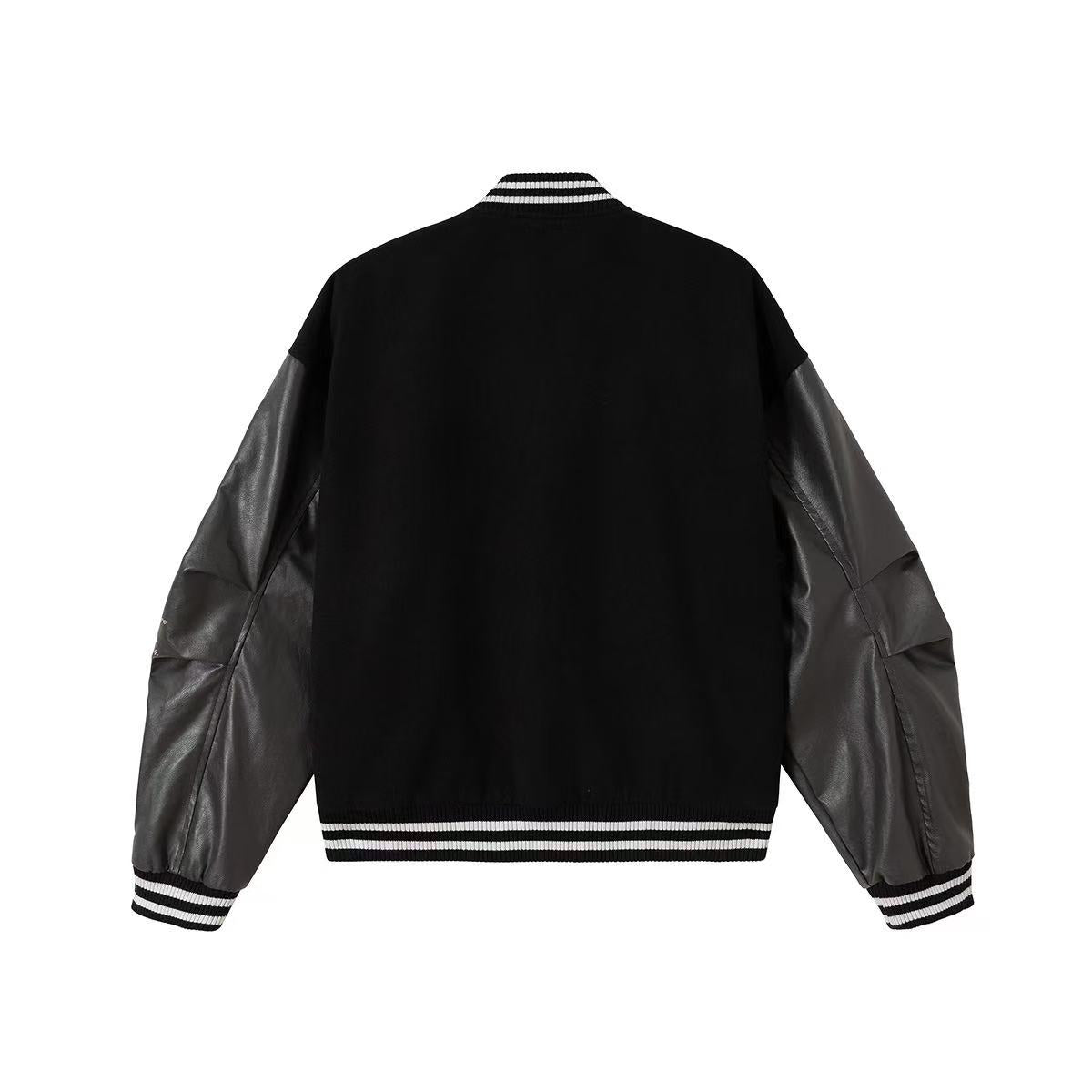 Vintage embroidered baseball jacket
