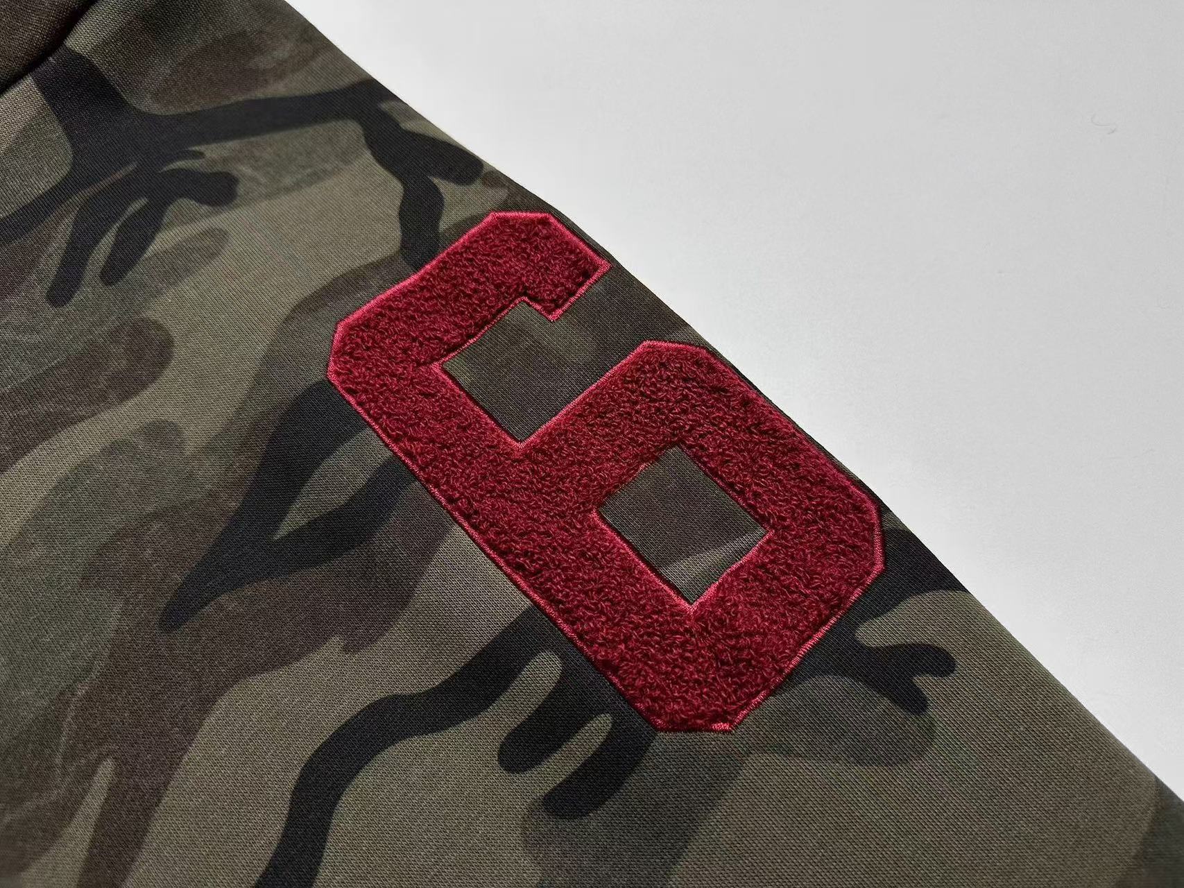 Street Style Camo Zip-Up Hoodie