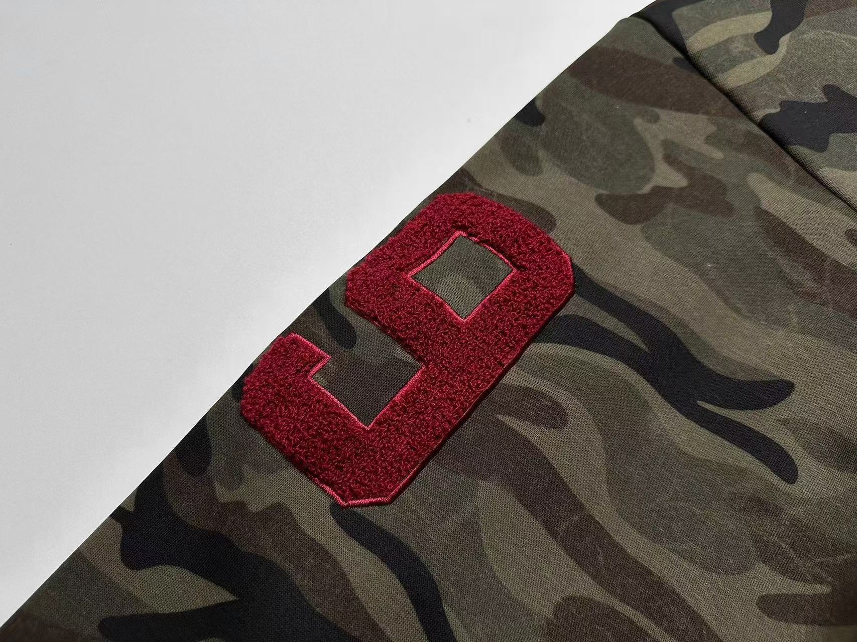 Street Style Camo Zip-Up Hoodie