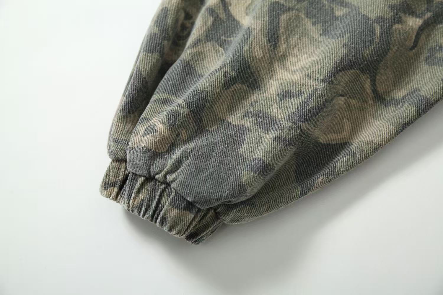 Street Style Camo Zip-Up Hoodie