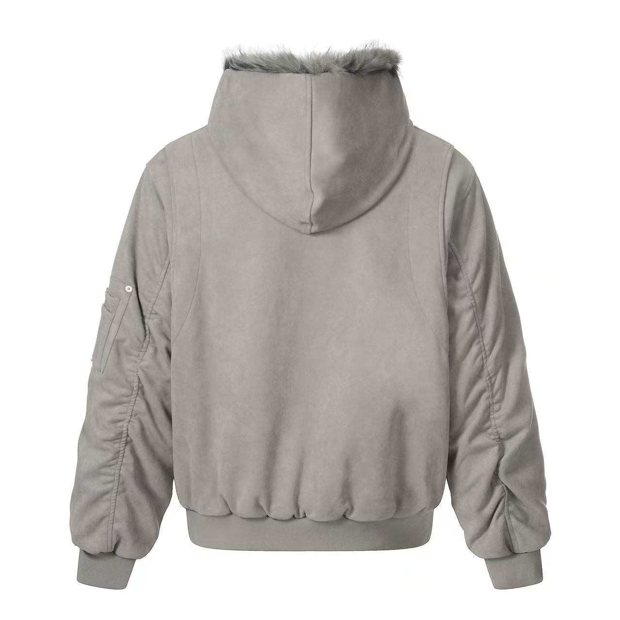 Faux Fur Old-Money Reversible Hooded Coat