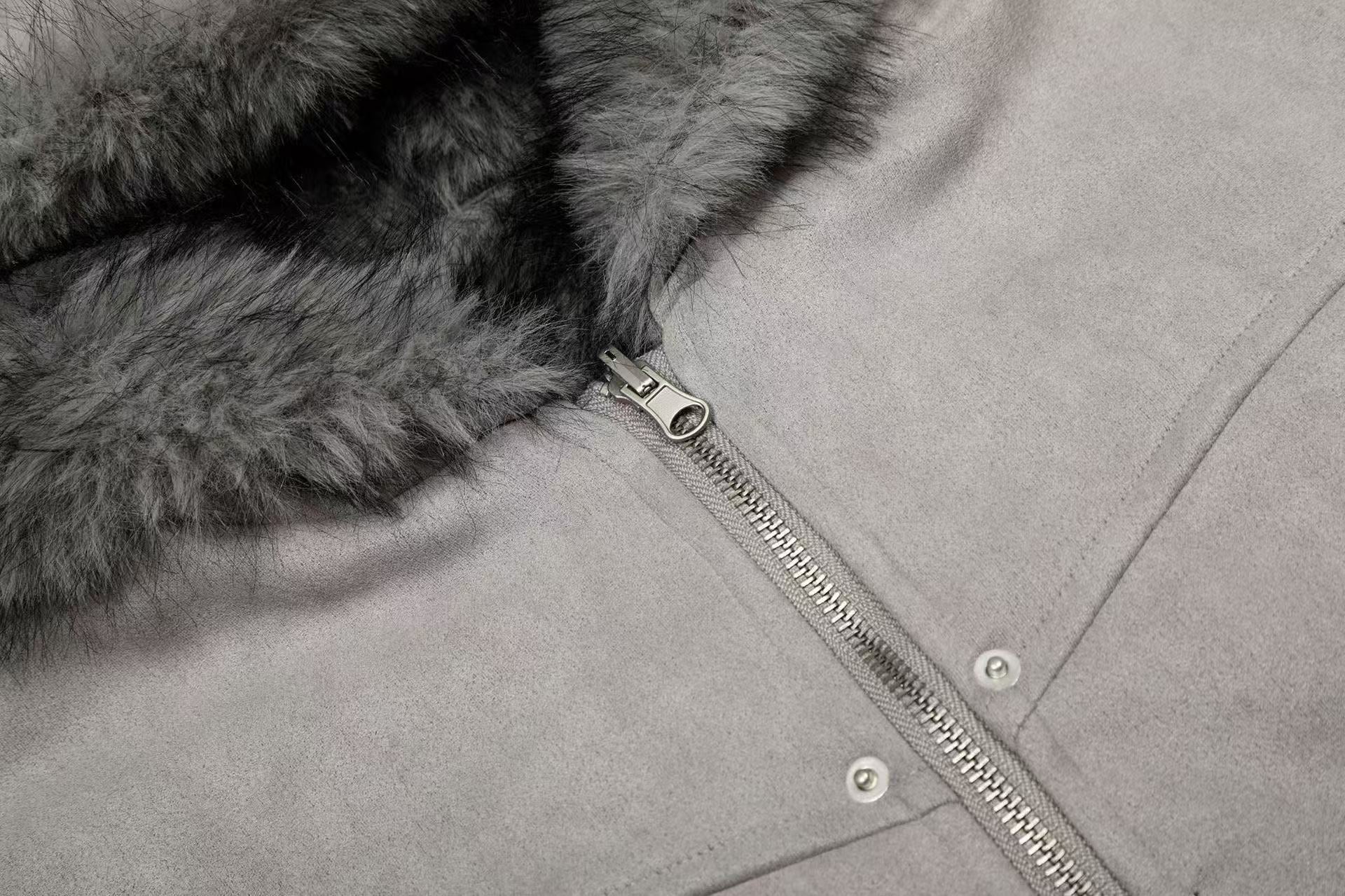 Faux Fur Old-Money Reversible Hooded Coat