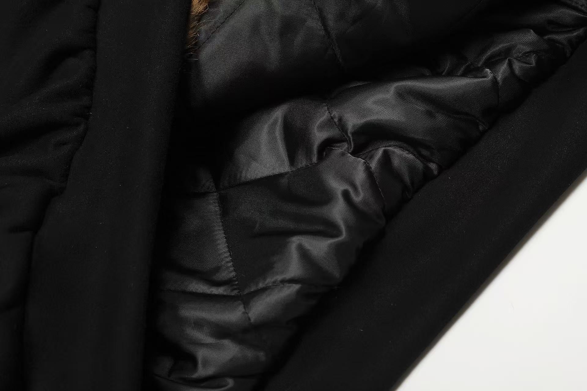 Faux Fur Tiger-Print-Lined Hooded Jacket