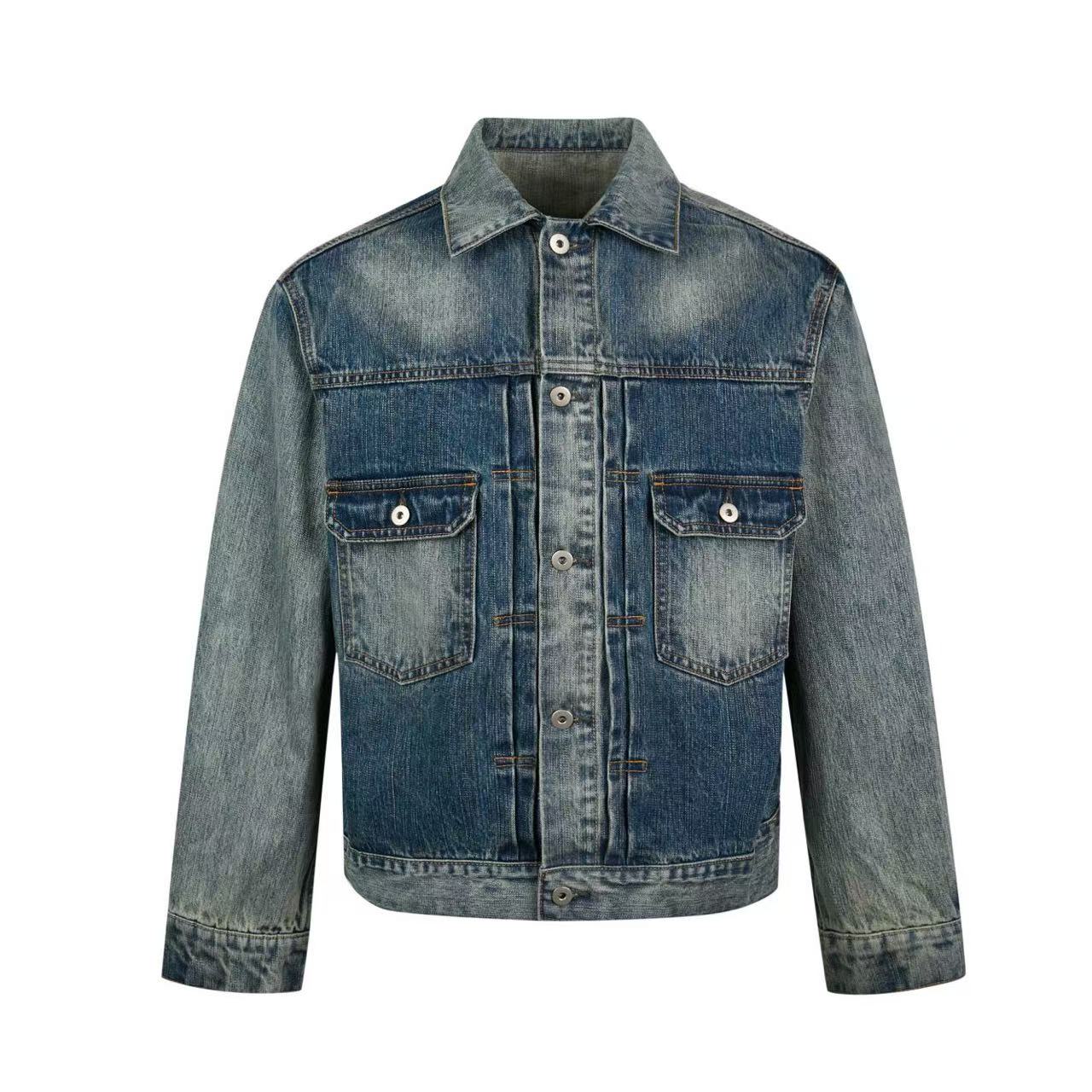 Washed Retro Denim Jacket