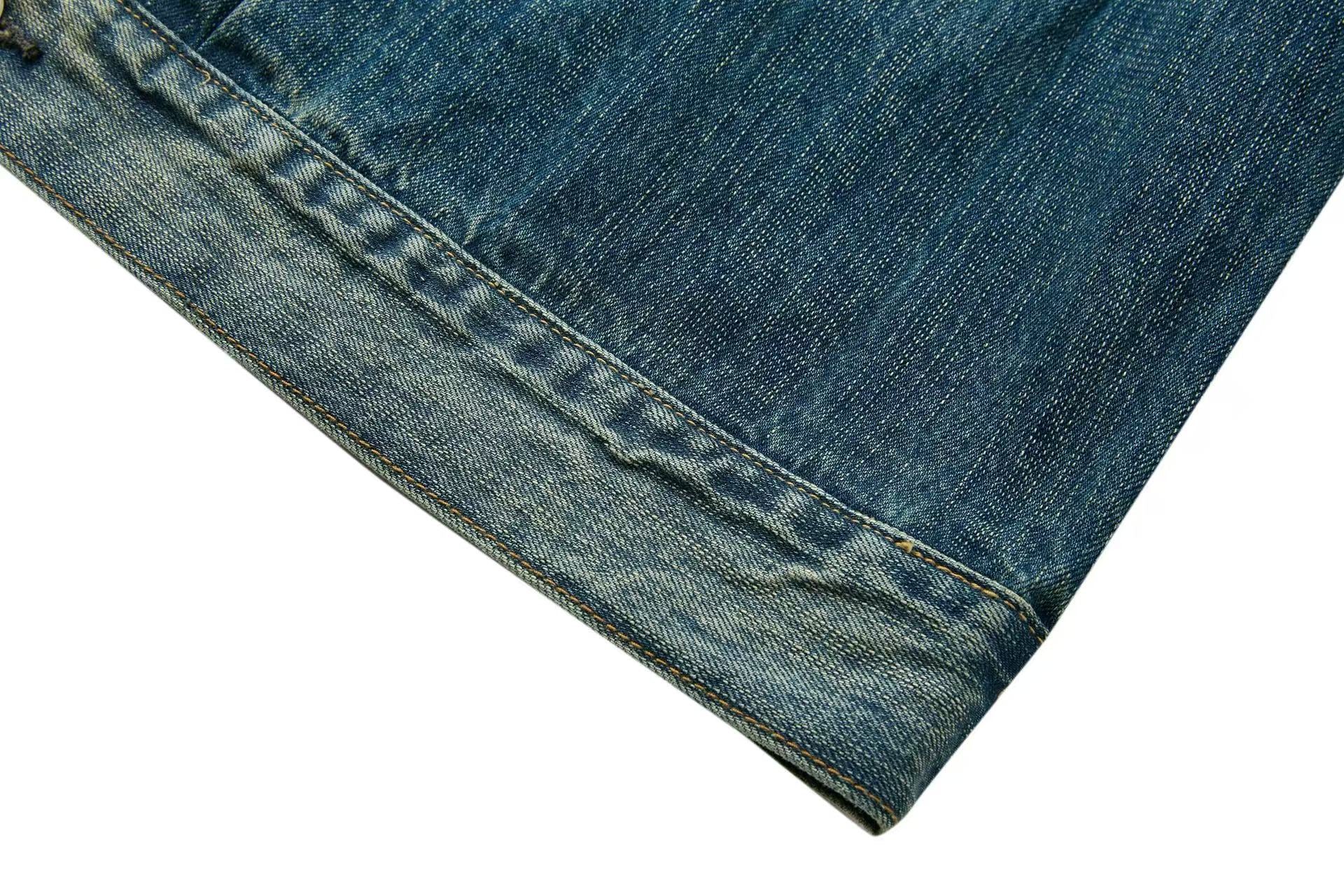 Washed Retro Denim Jacket