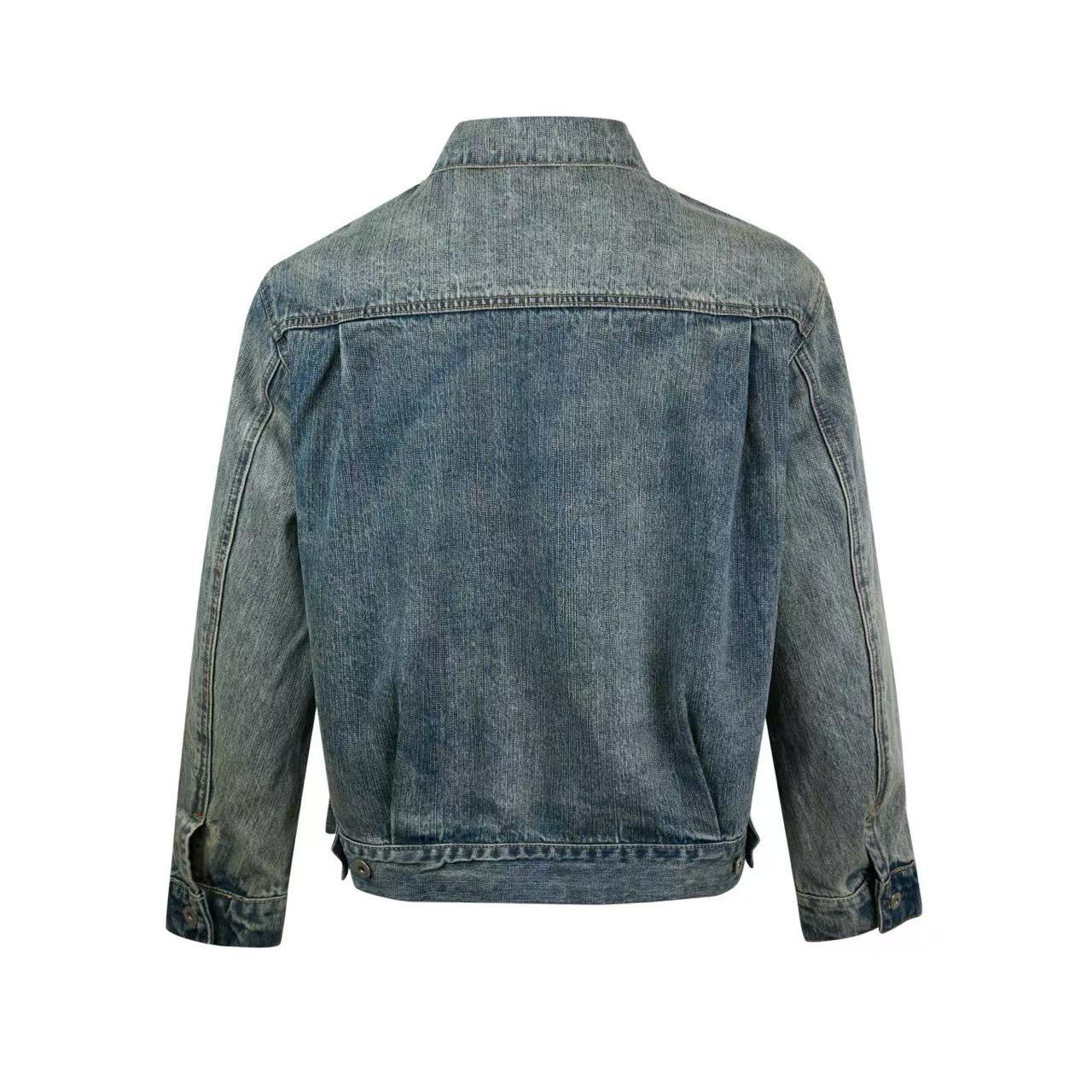 Washed Retro Denim Jacket