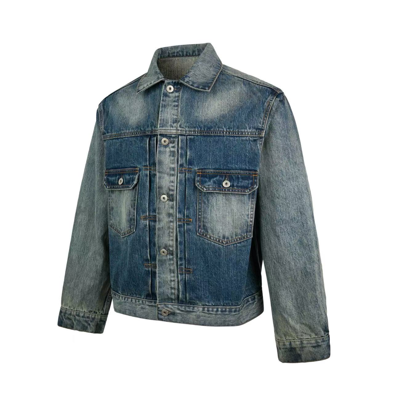 Washed Retro Denim Jacket