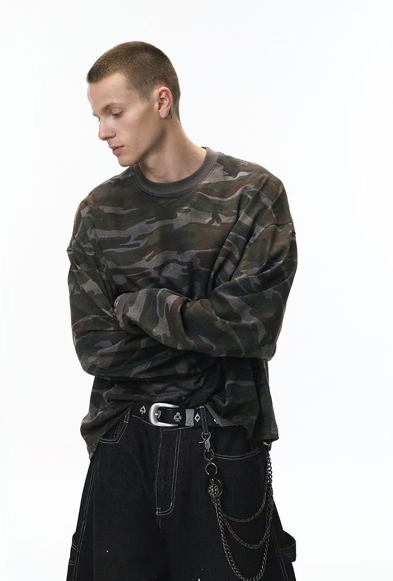 Retro Camo Long Sleeve