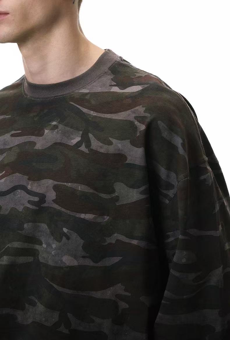 Retro Camo Long Sleeve