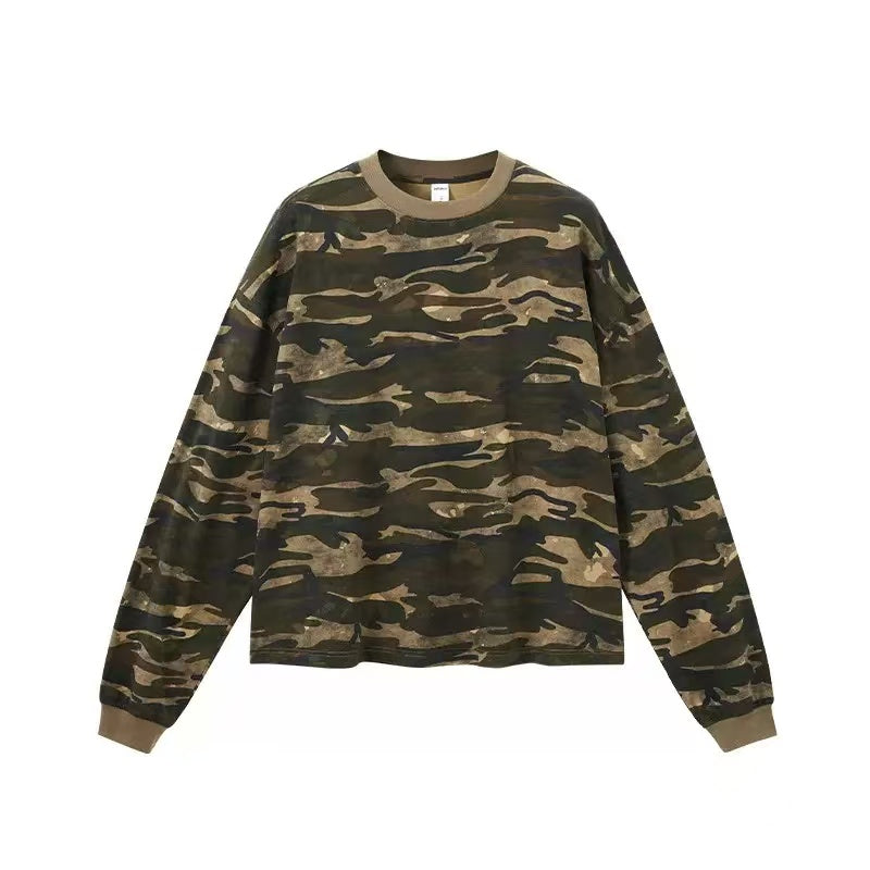 Retro Camo Long Sleeve