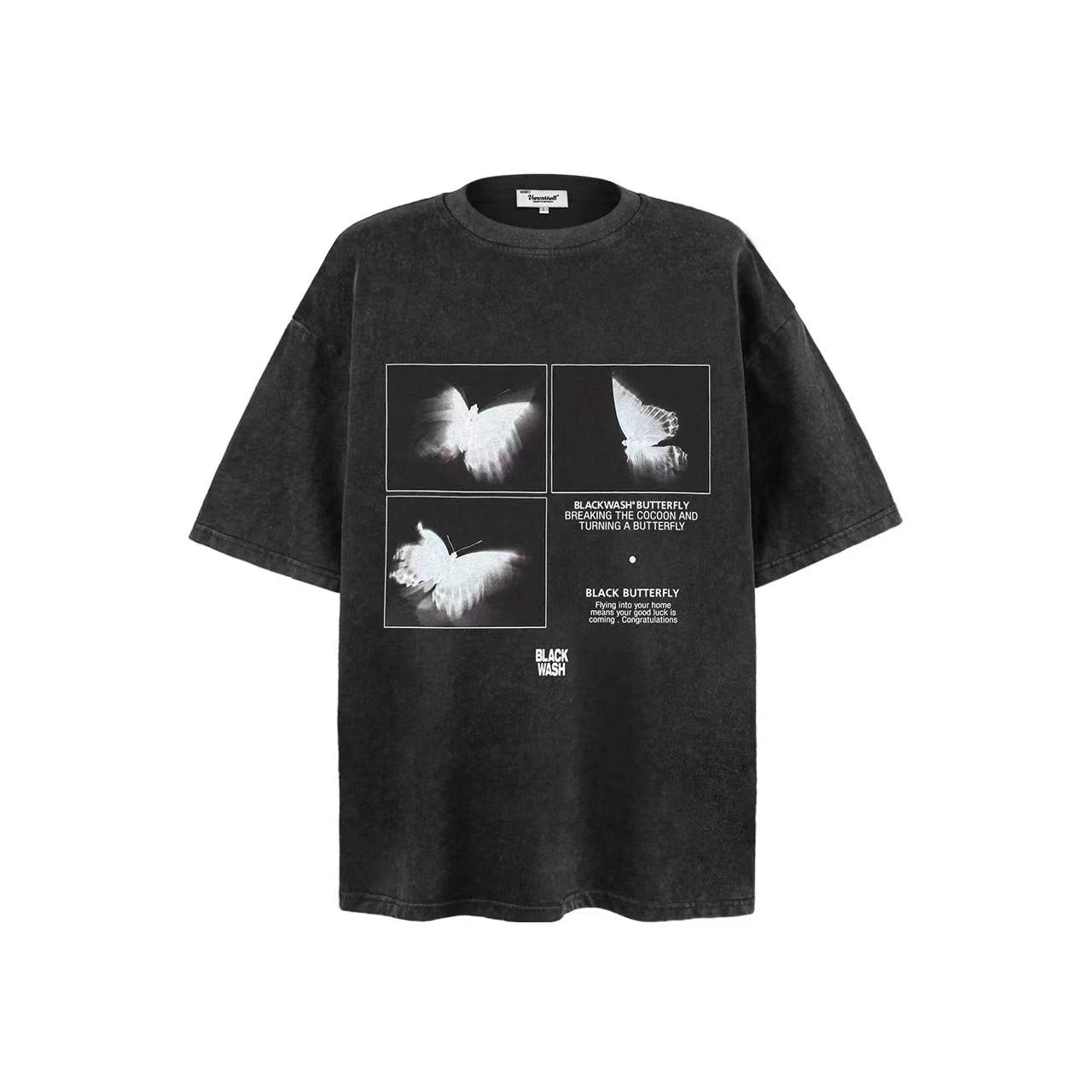 Washed Print Short Sleeve