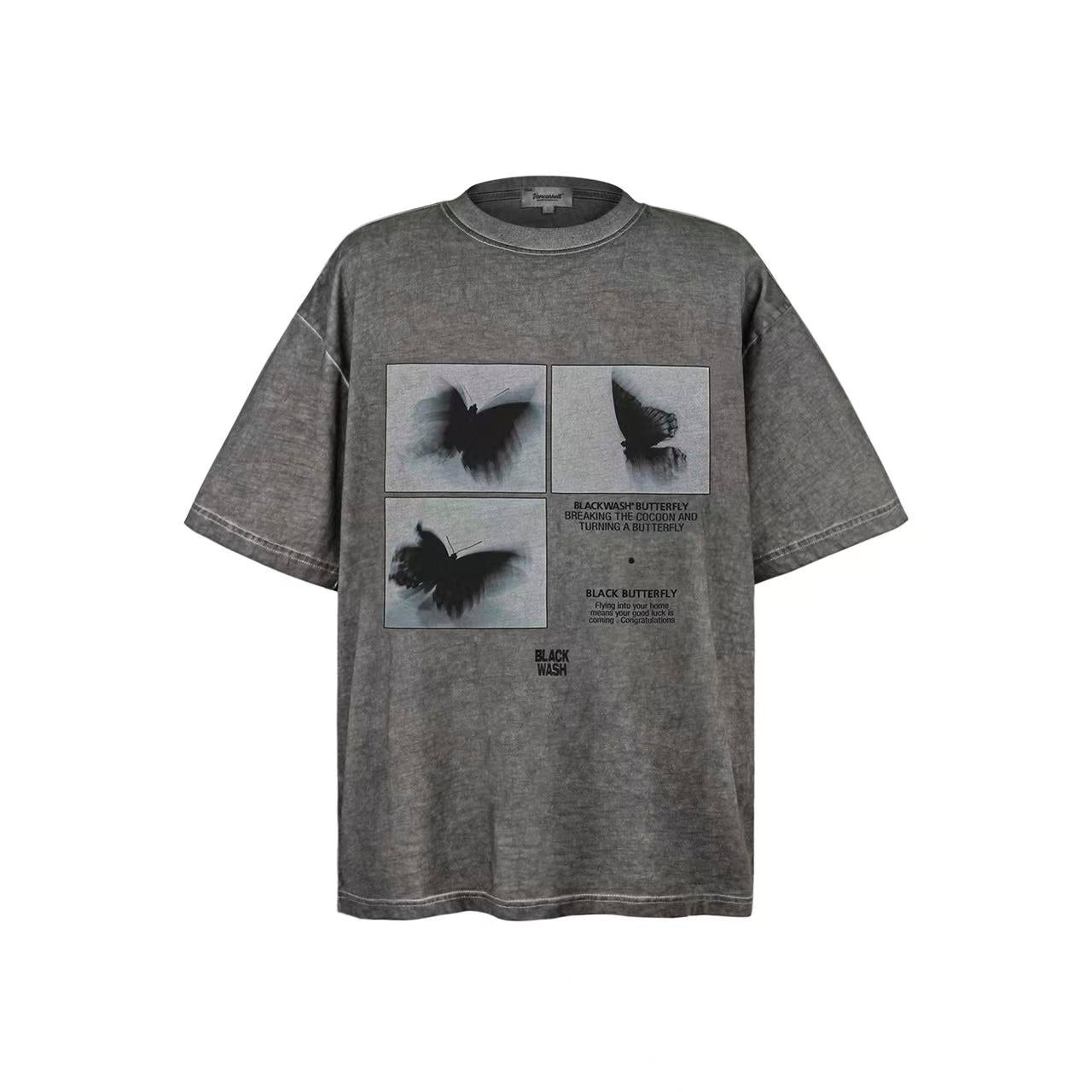 Washed Print Short Sleeve