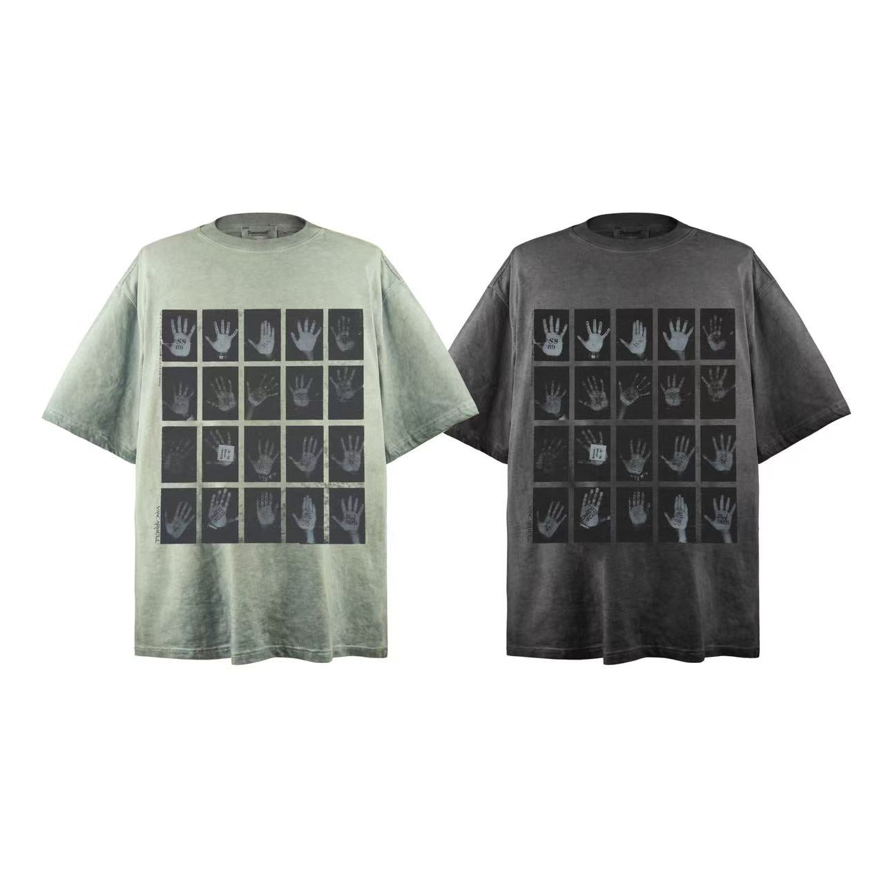 Washed Print Short Sleeve