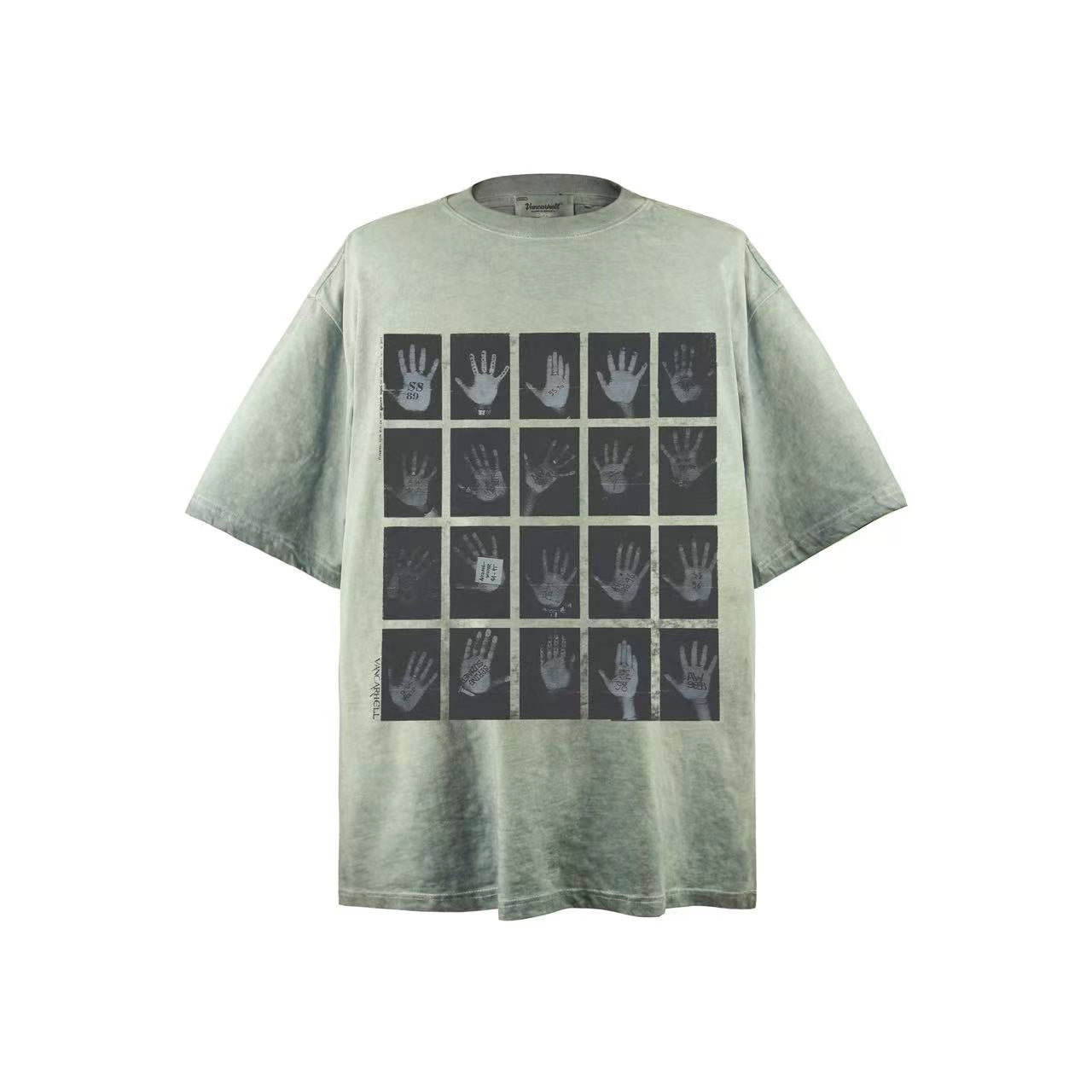 Washed Print Short Sleeve