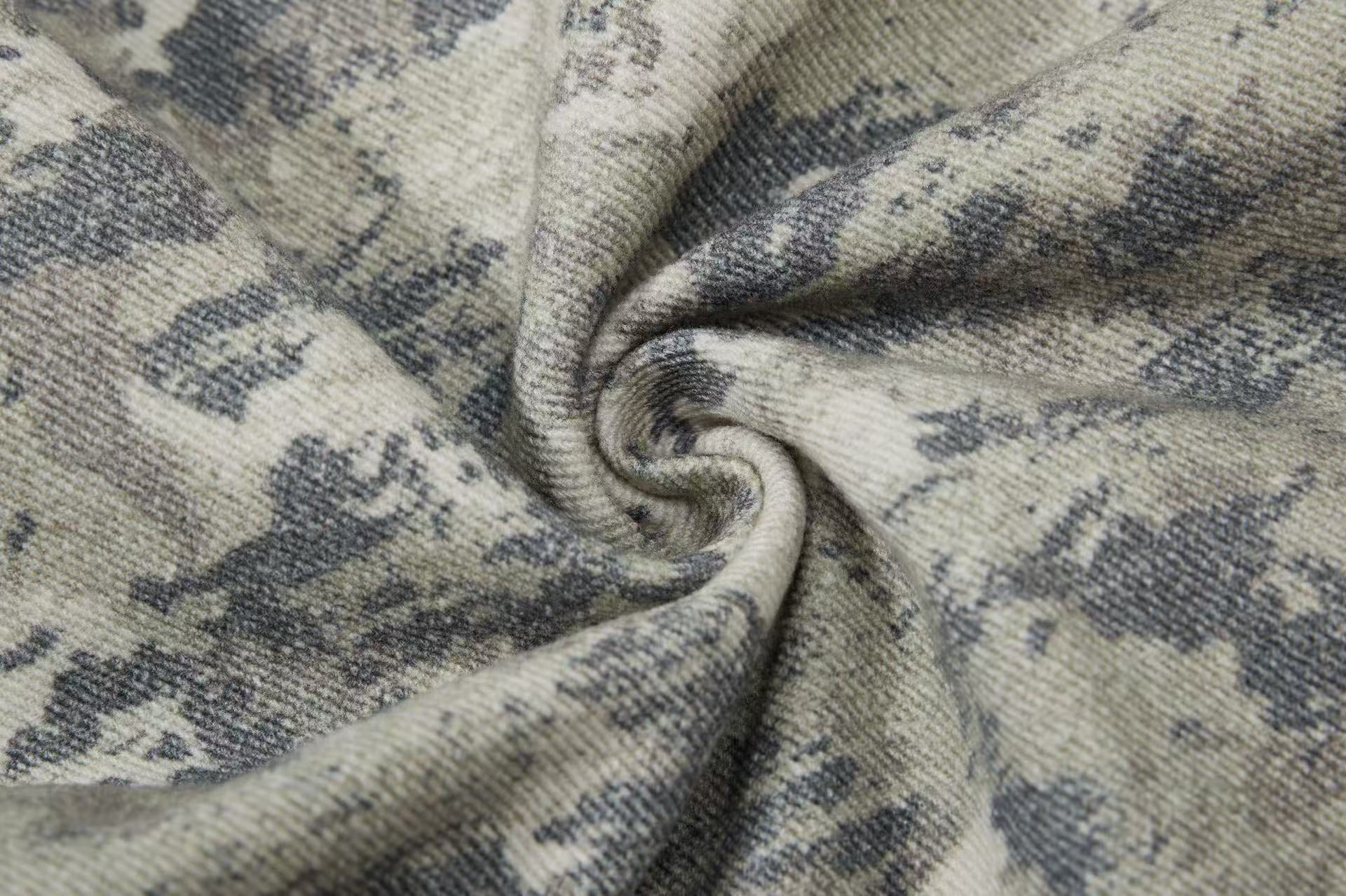 Multi-Pocket Camo Wide-Leg Cargo Pants