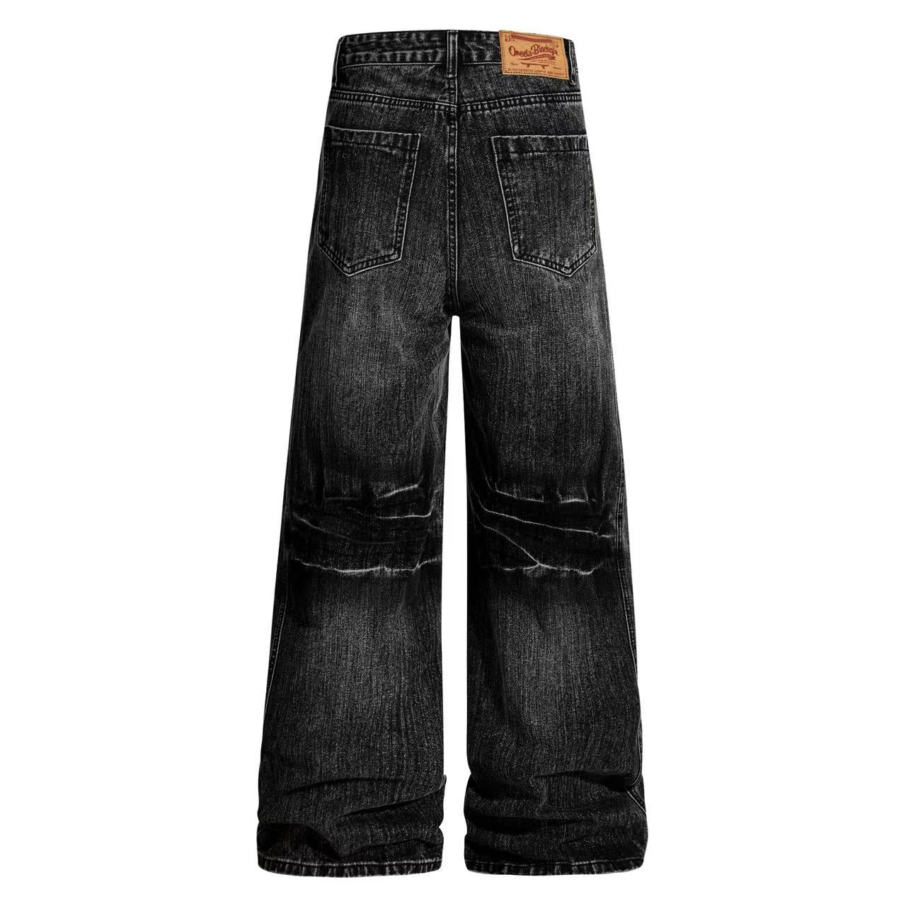 Vintage Splatter Distressed Jeans