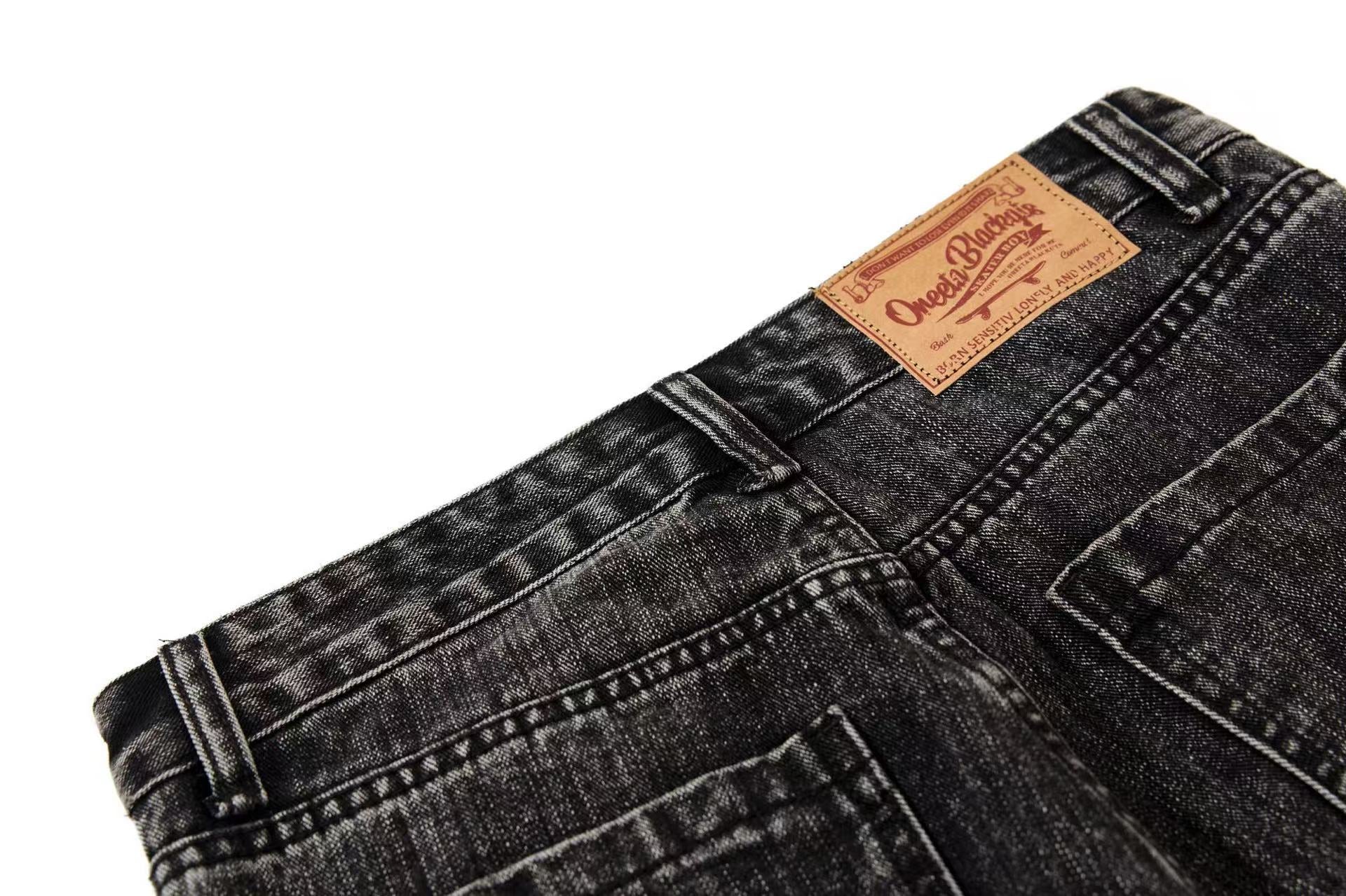 Vintage Splatter Distressed Jeans