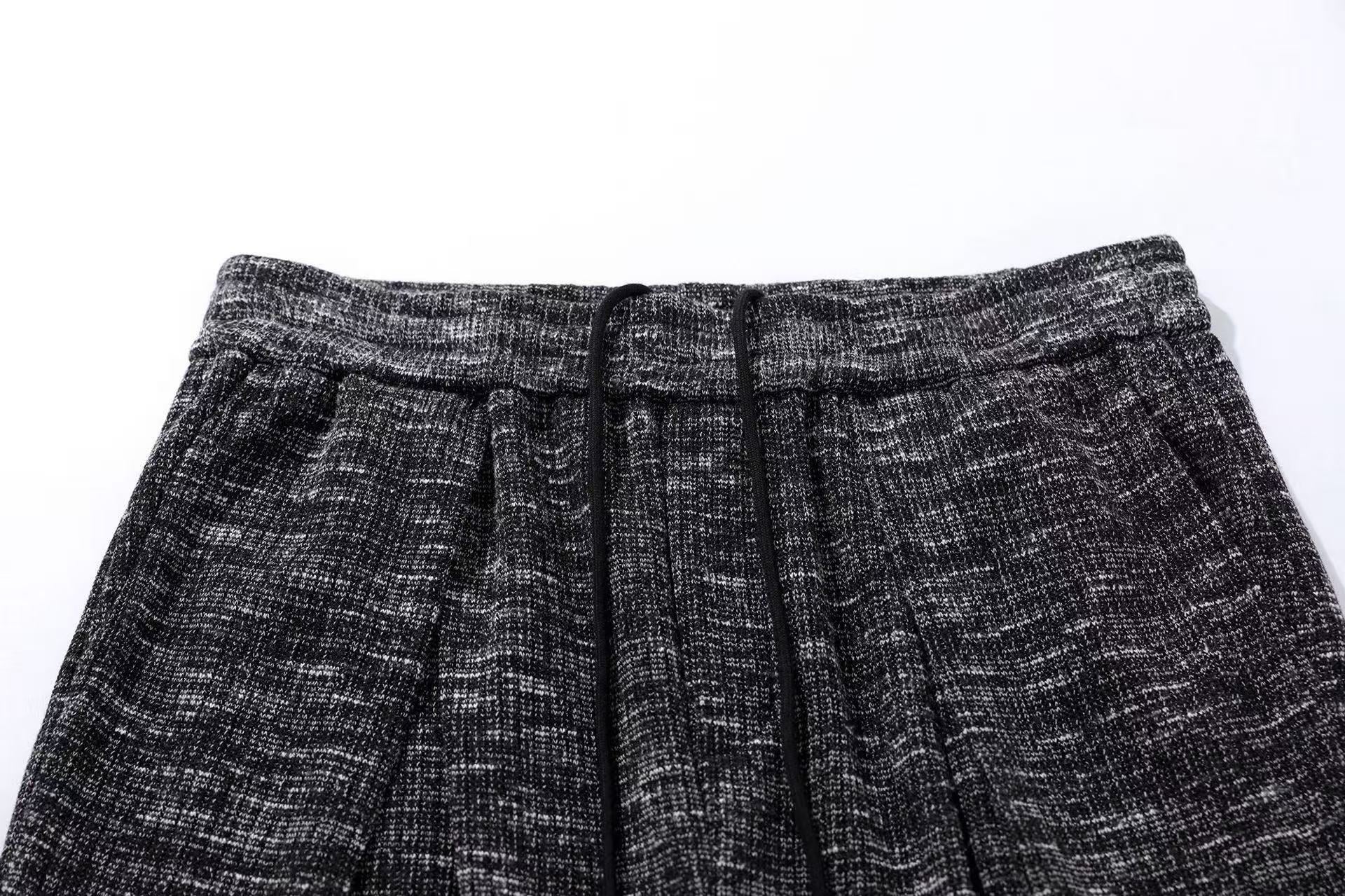 Striped Casual Wide-Leg Suit Pants