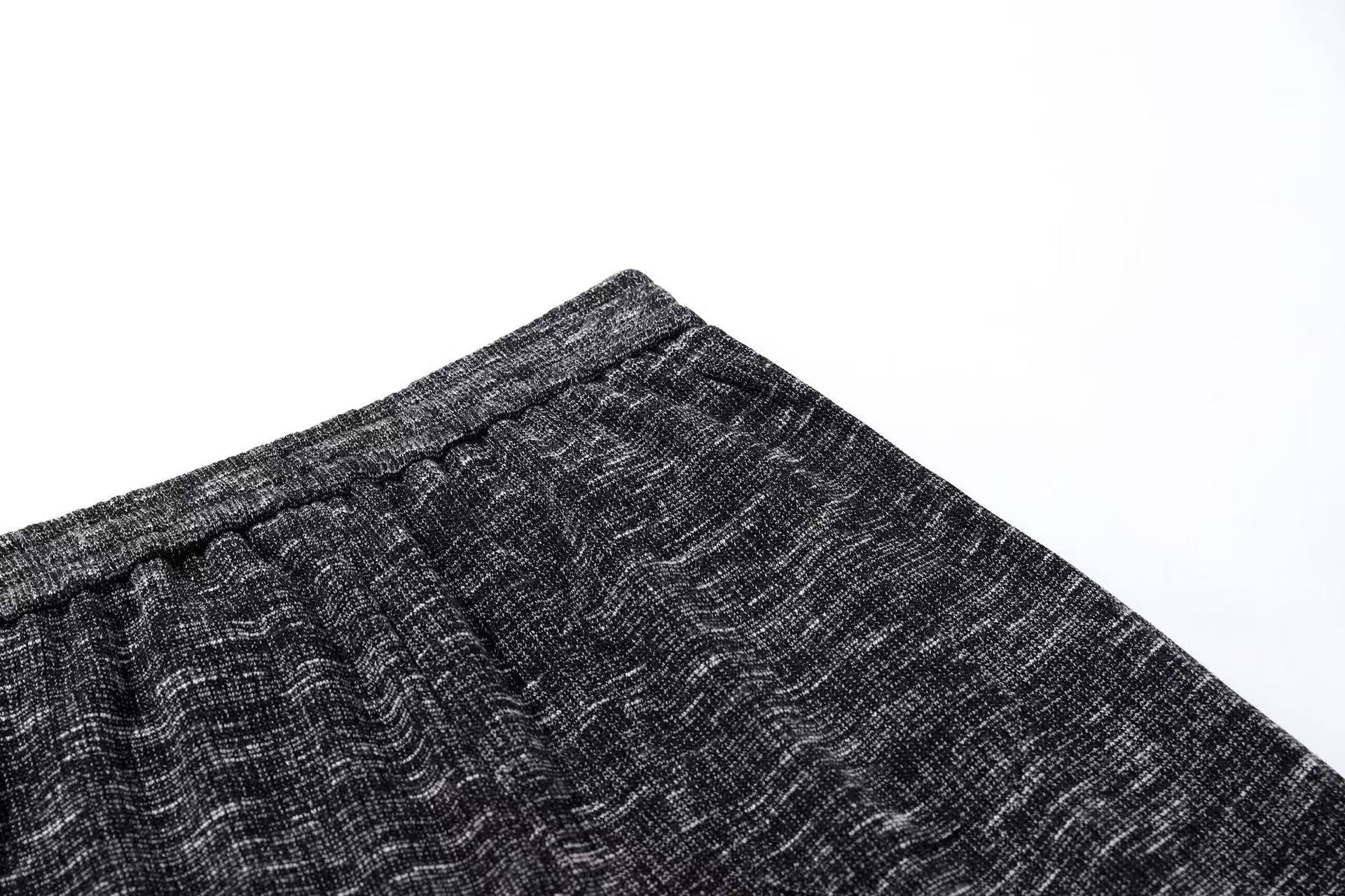Striped Casual Wide-Leg Suit Pants