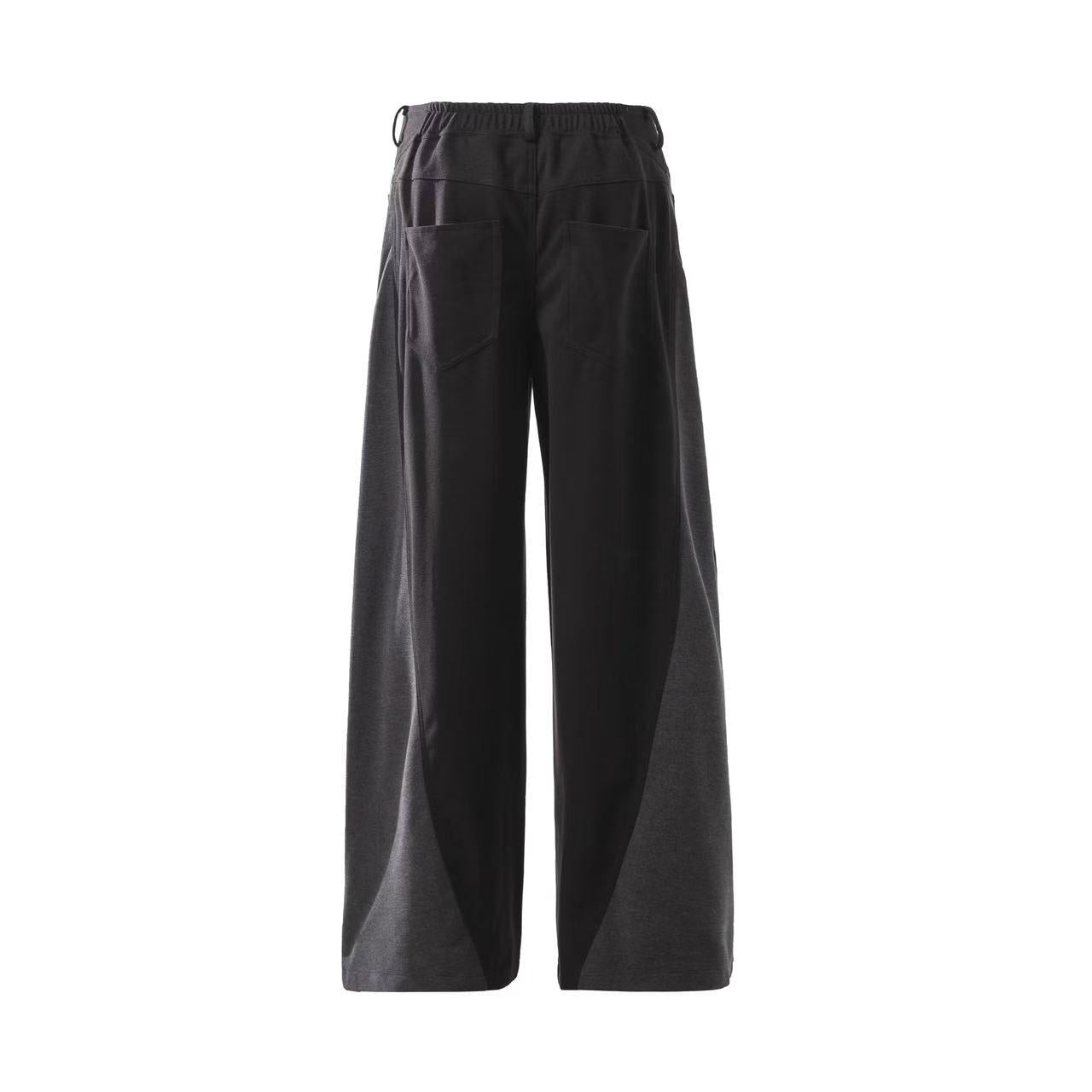 Patchwork Wide-Leg Pants
