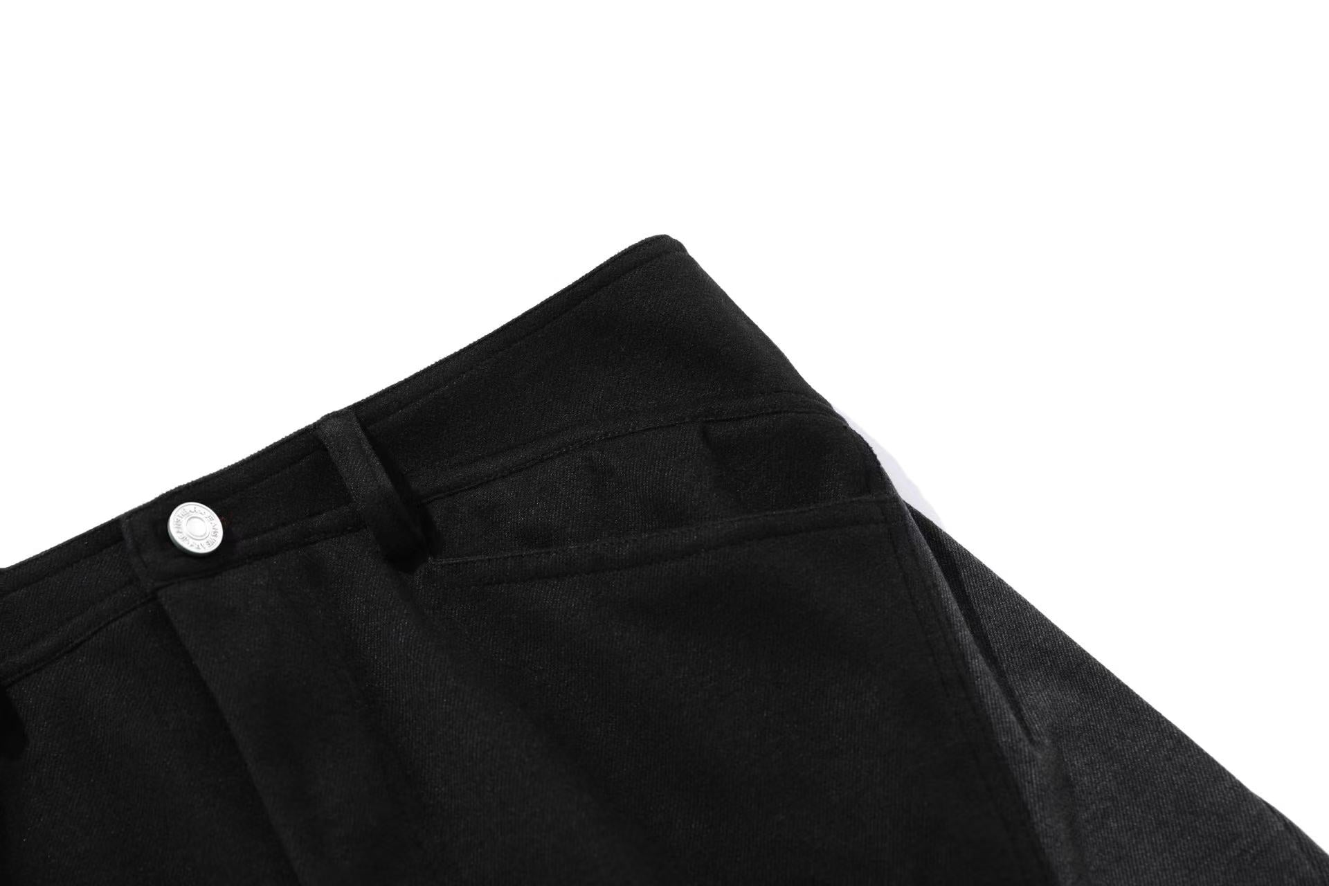 Patchwork Wide-Leg Pants