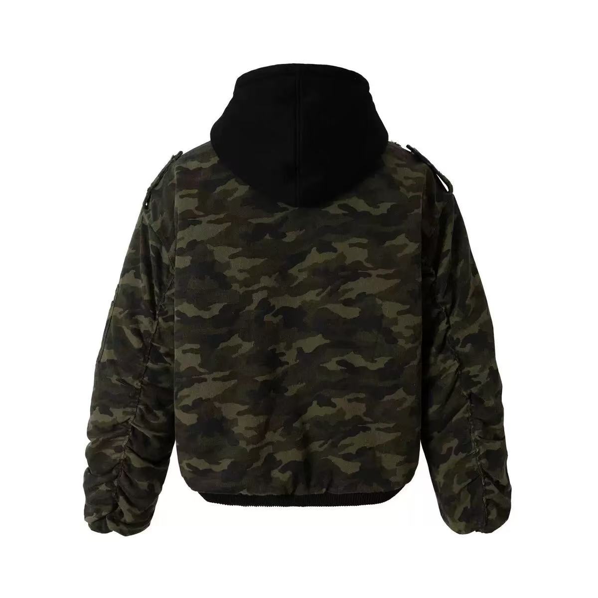 Vintage Camo Hooded Jacket