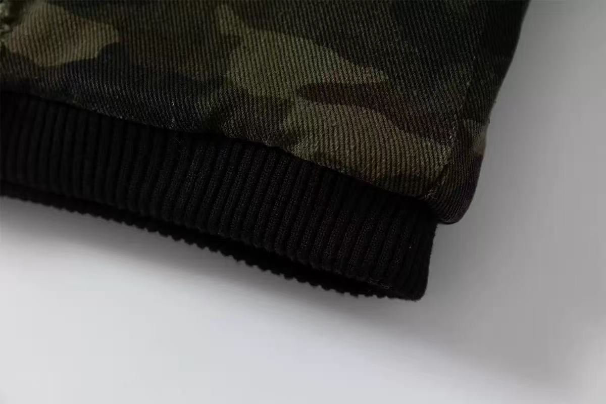 Vintage Camo Hooded Jacket