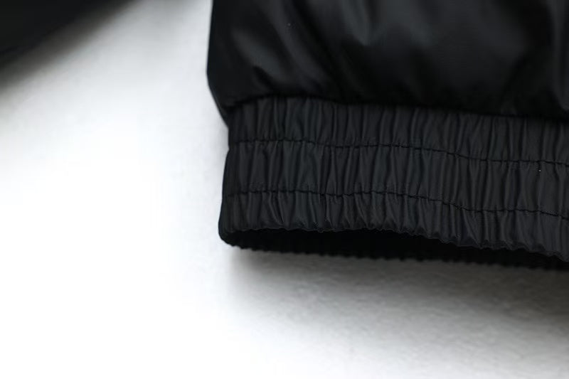 Detachable-Fur-Collar Padded Hooded Jacket