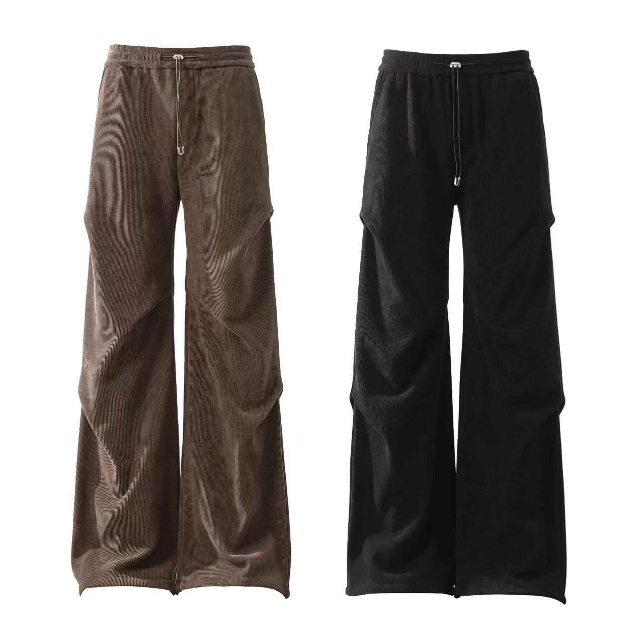 Pleated Thermal Sweatpants