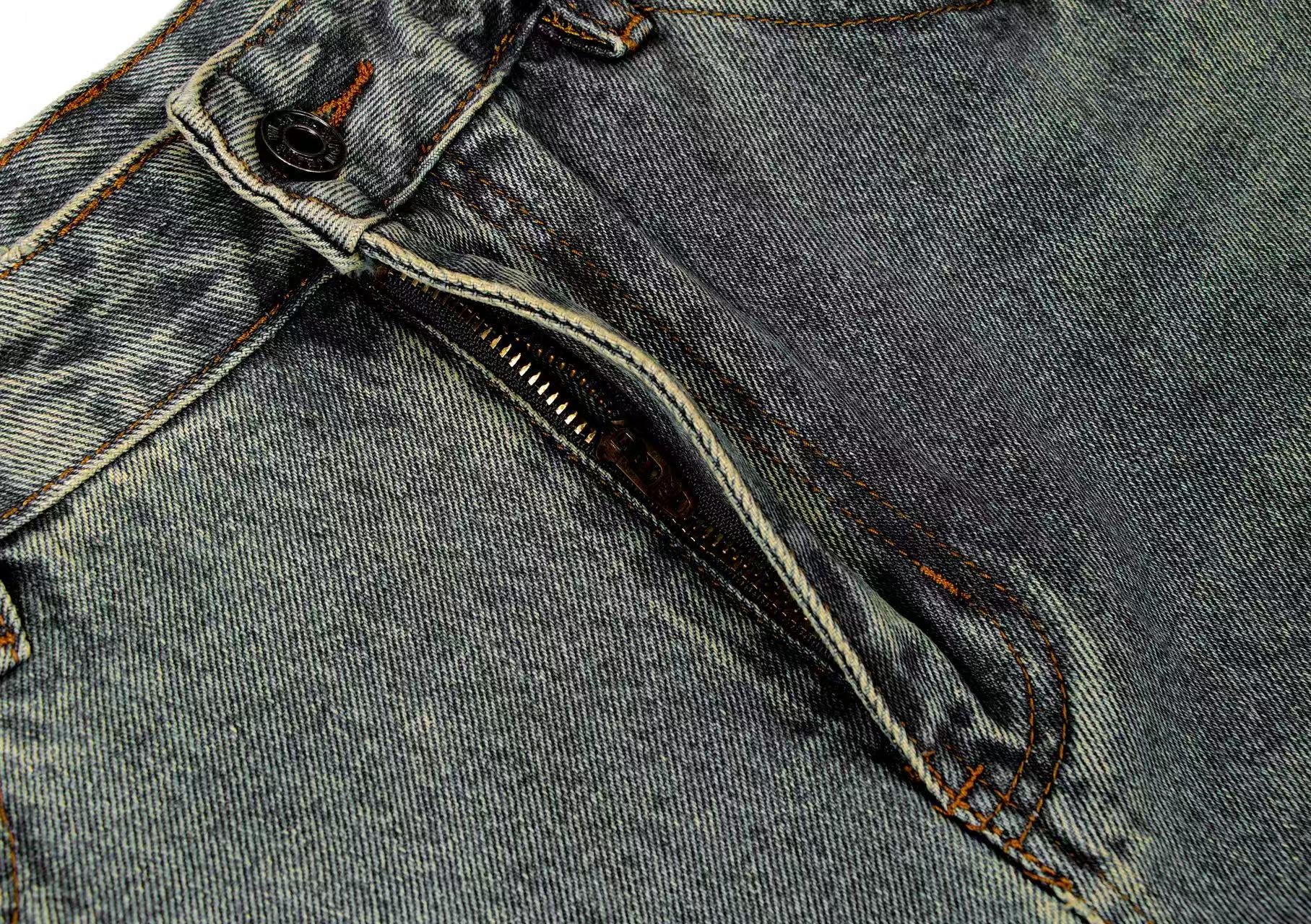 Washed Wide-Leg Baggy Jeans