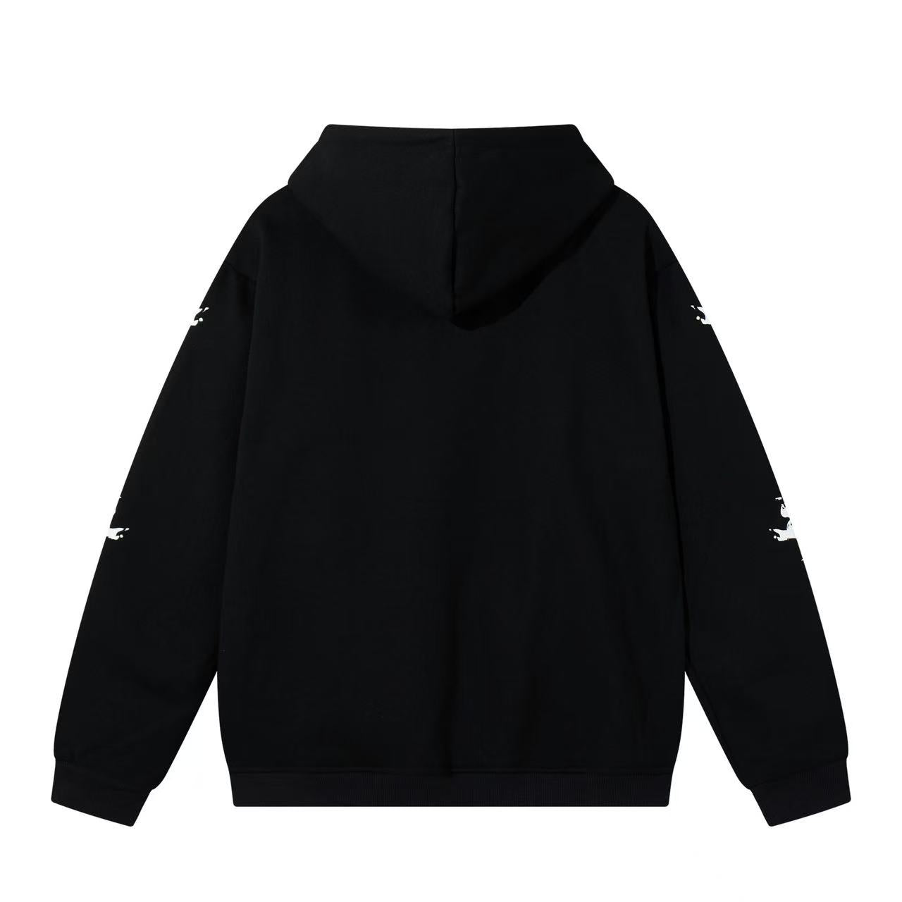 Dark Skull Skeleton Print Hoodie