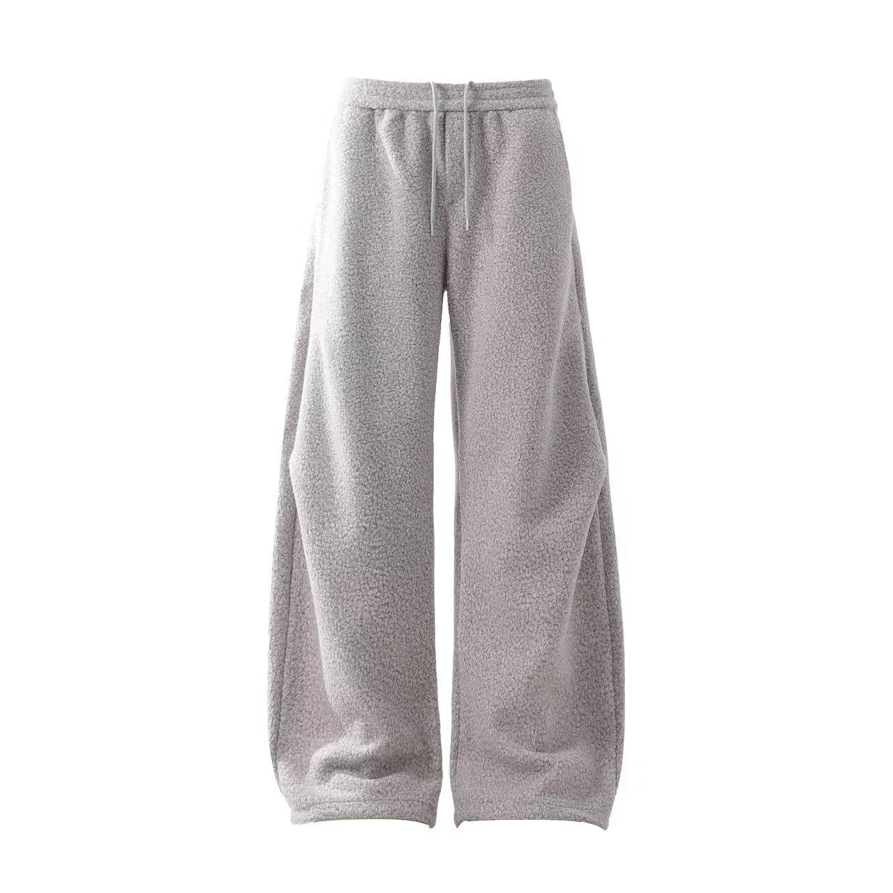 Heavyweight Street Style Wide-Leg Sweatpants