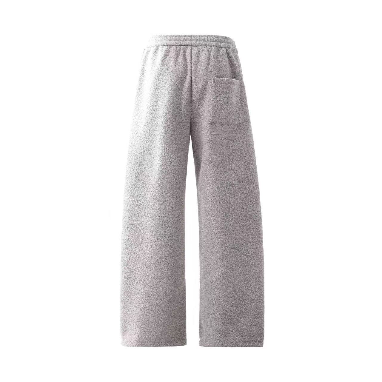 Heavyweight Street Style Wide-Leg Sweatpants