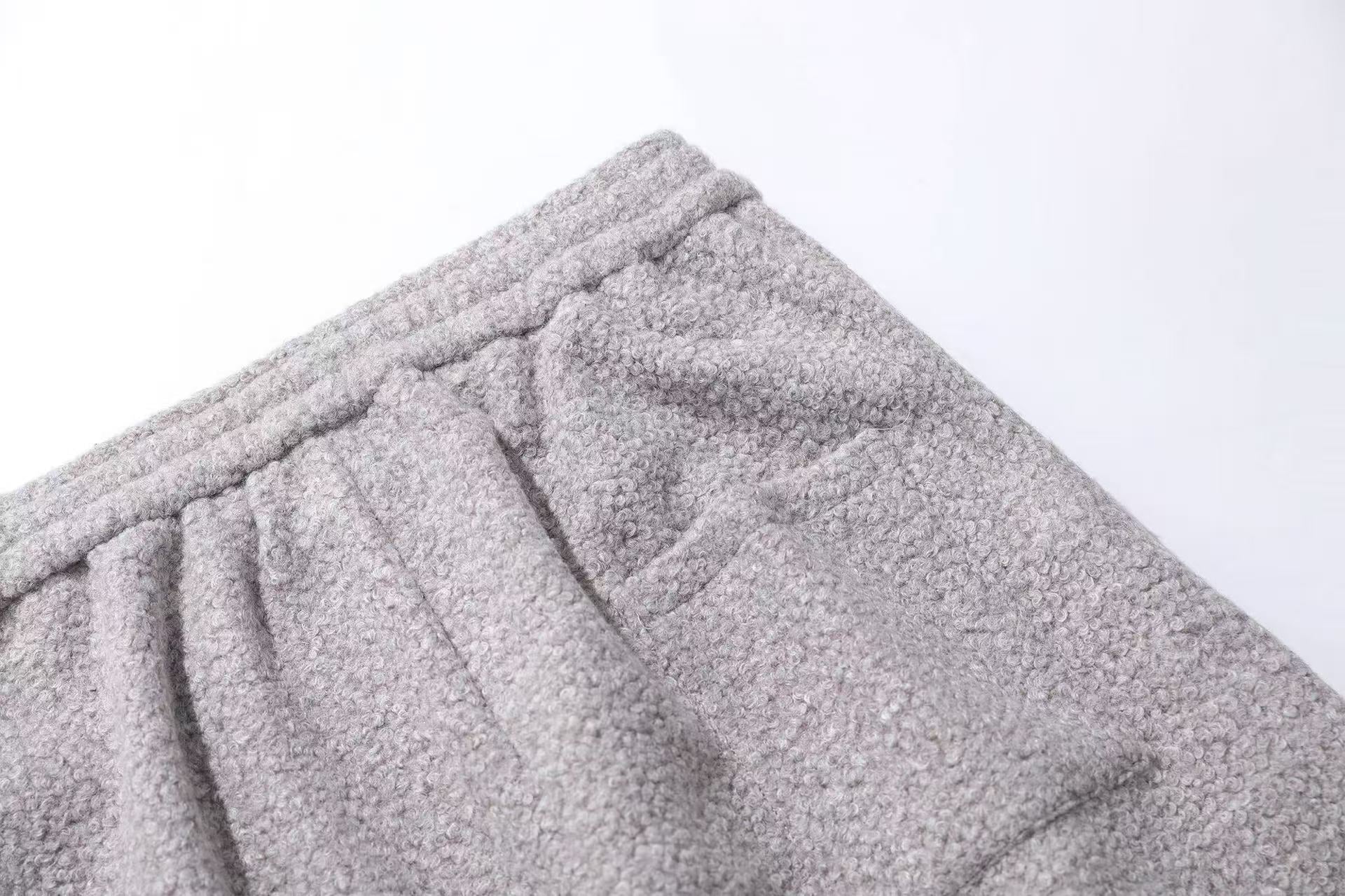 Heavyweight Street Style Wide-Leg Sweatpants