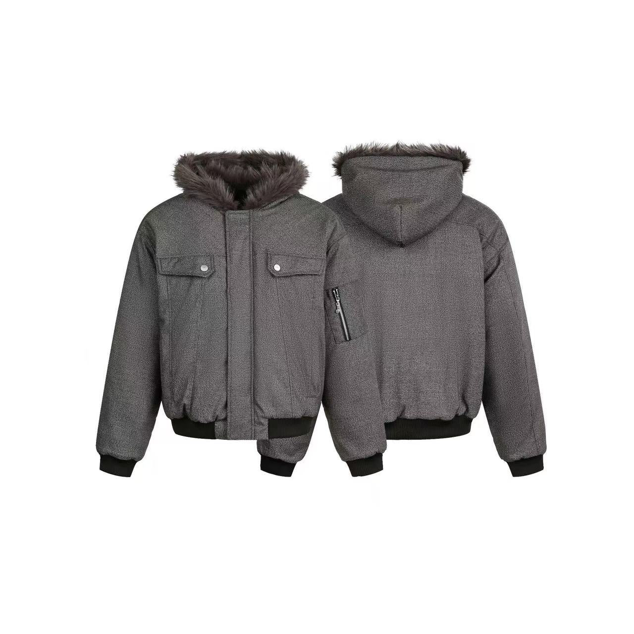 Faux Fur Old-Money Style Hooded Jacket