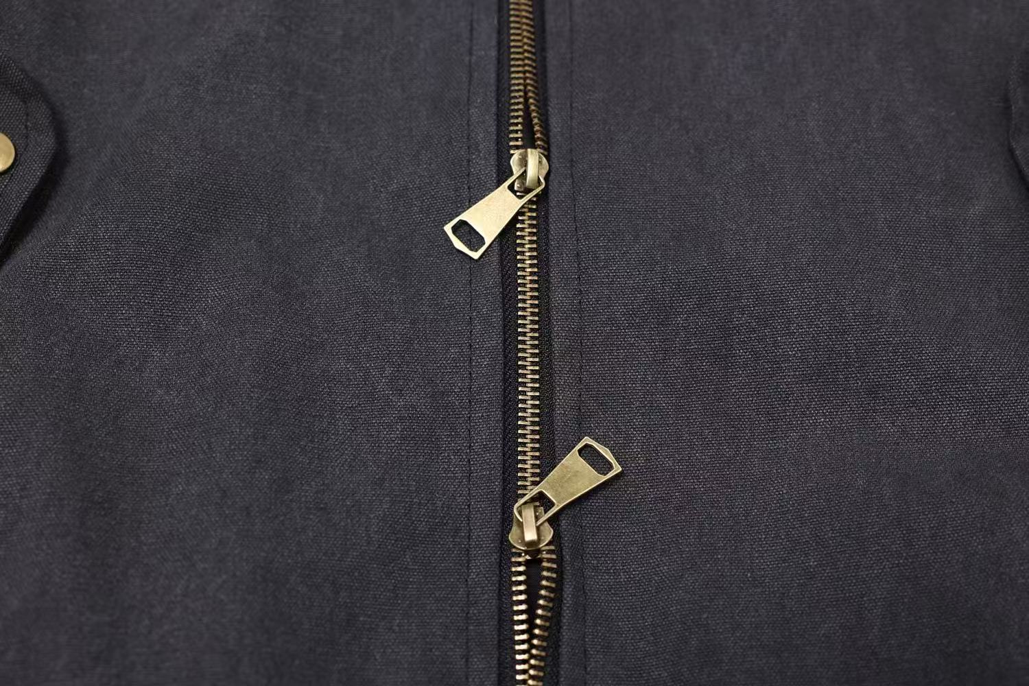 Vintage Fur Collar Hooded Jacket