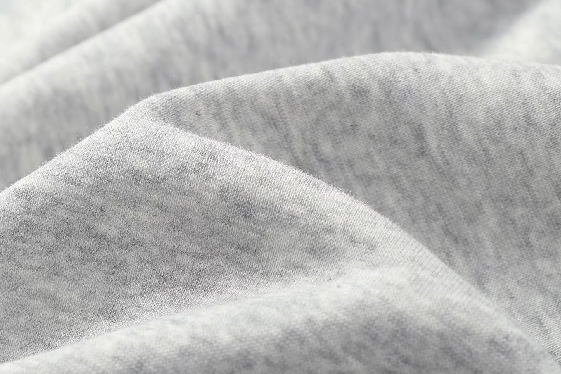 Fleece-Lined Street Style Wide-Leg Sweatpants