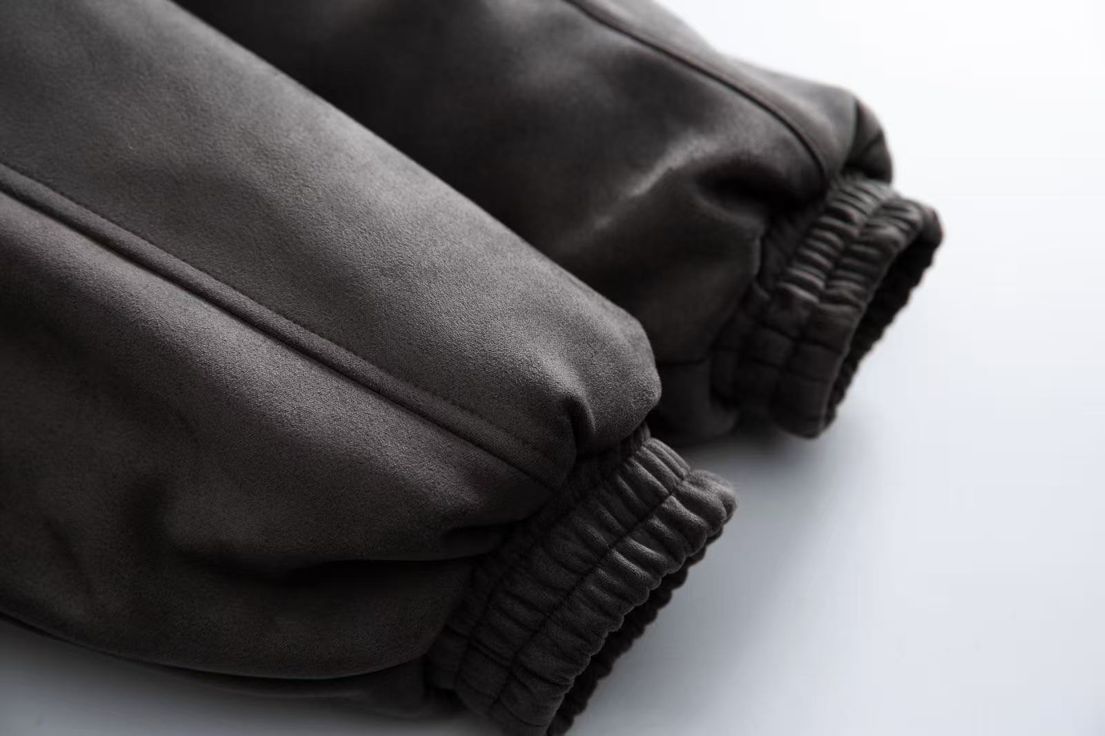 Clean-Fit Faux-Fur Collar Jacket