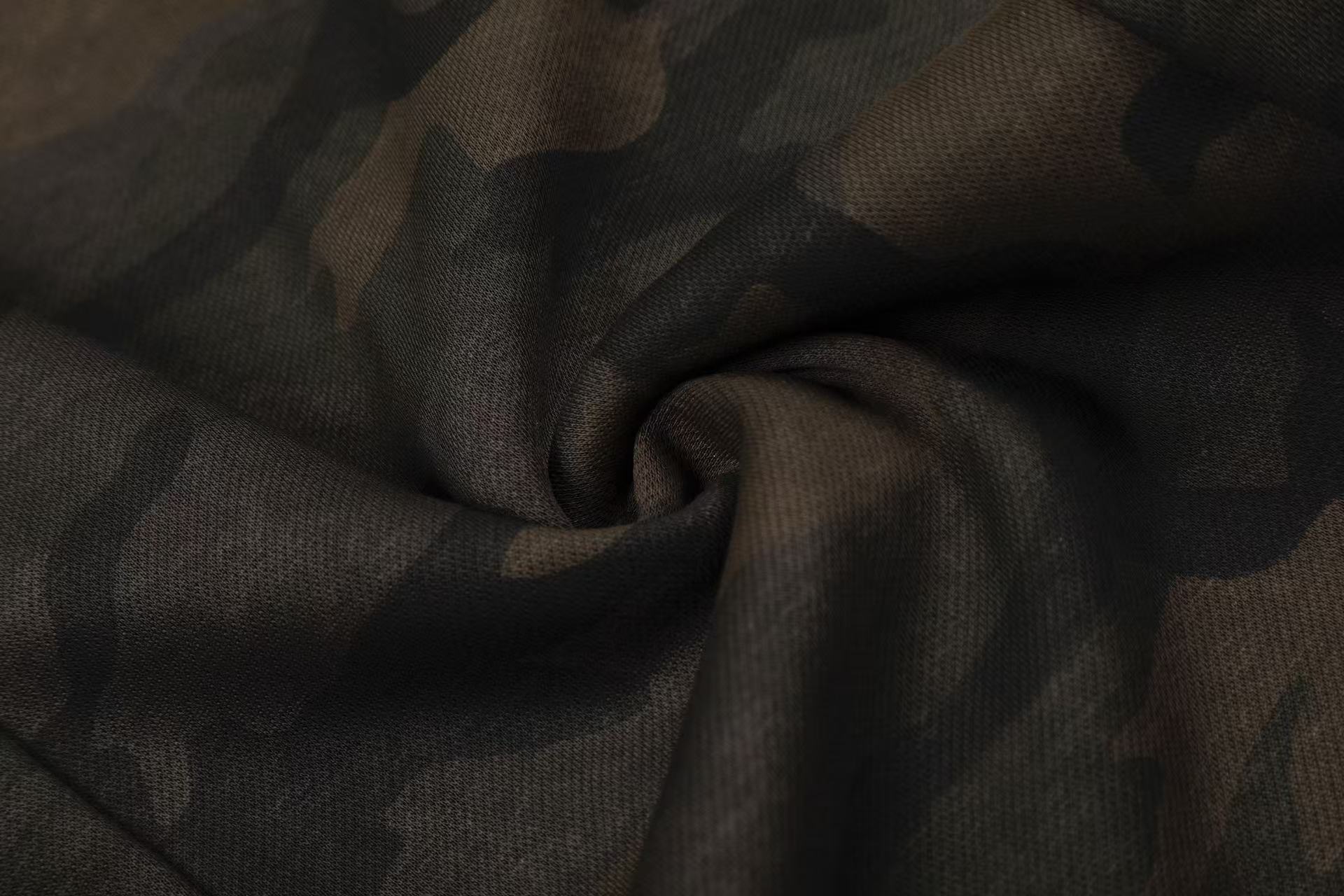 Camo Fleece-Lined Wide-Leg Sweatpants