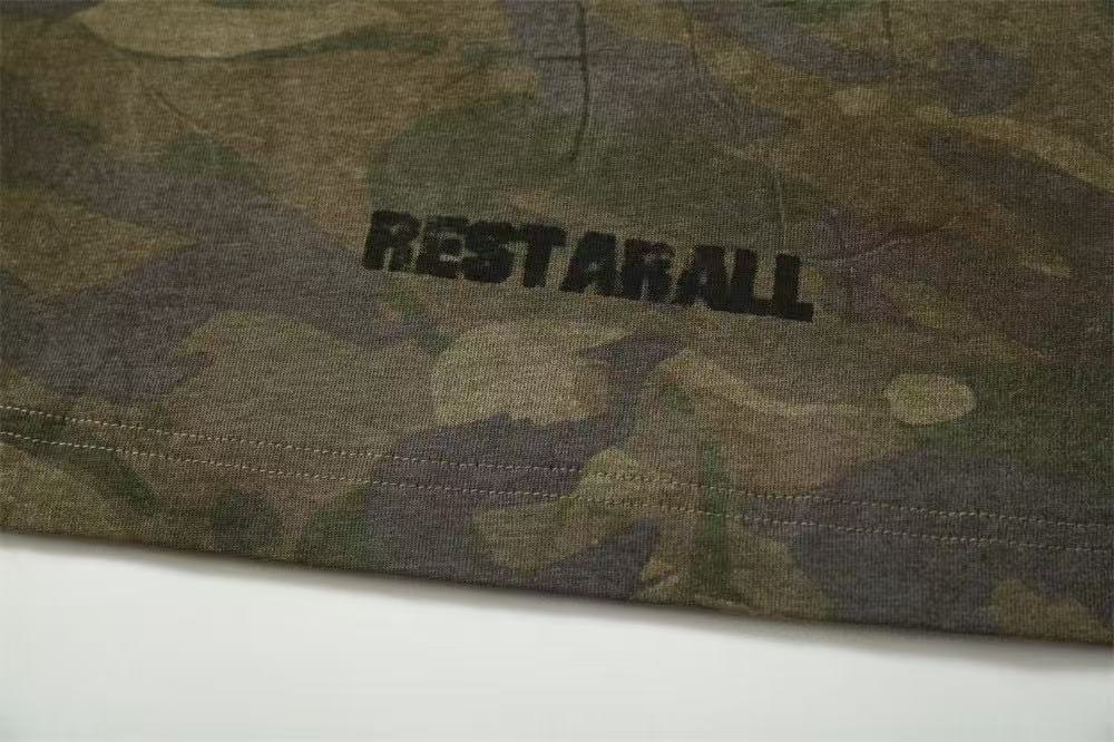 Camo Retro Distressed Long Sleeve