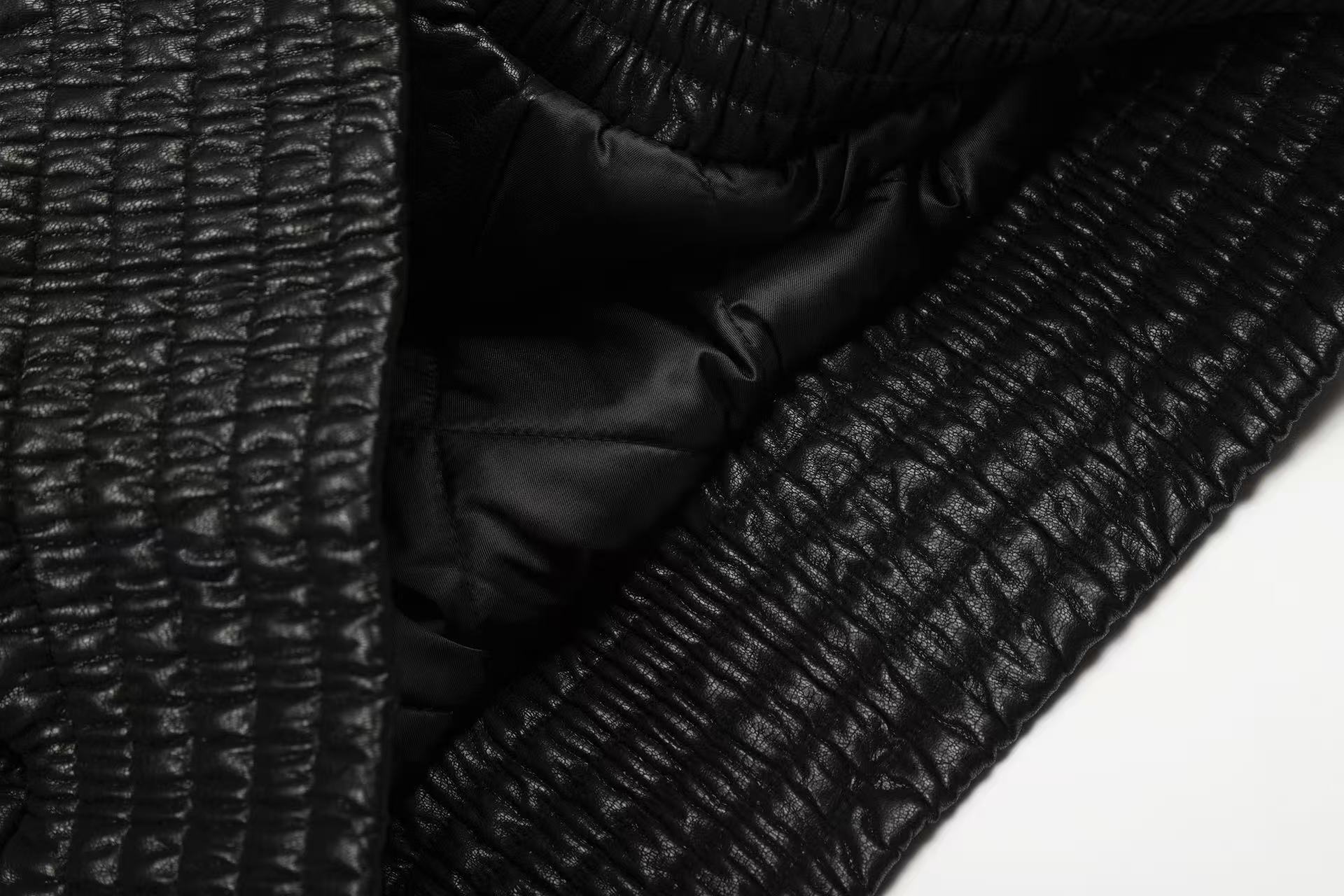 Street-Style PU Leather Jacket