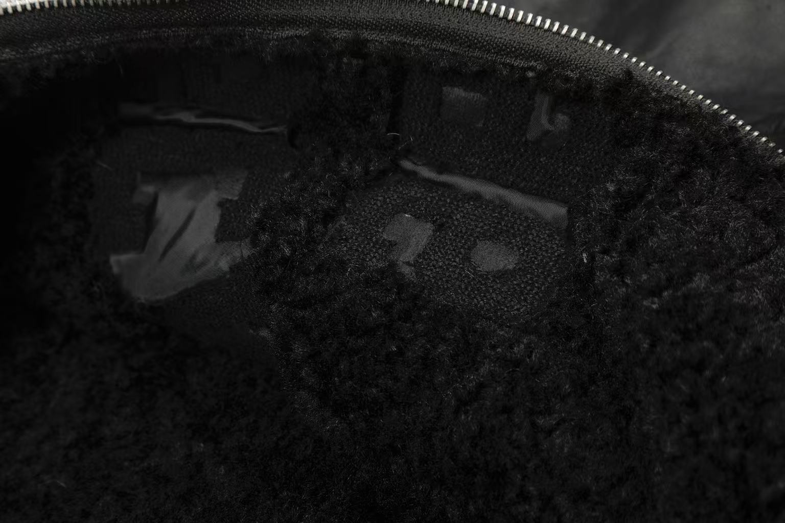 Vintage Street-Style PU Leather Faux-Fur Collar Jacket