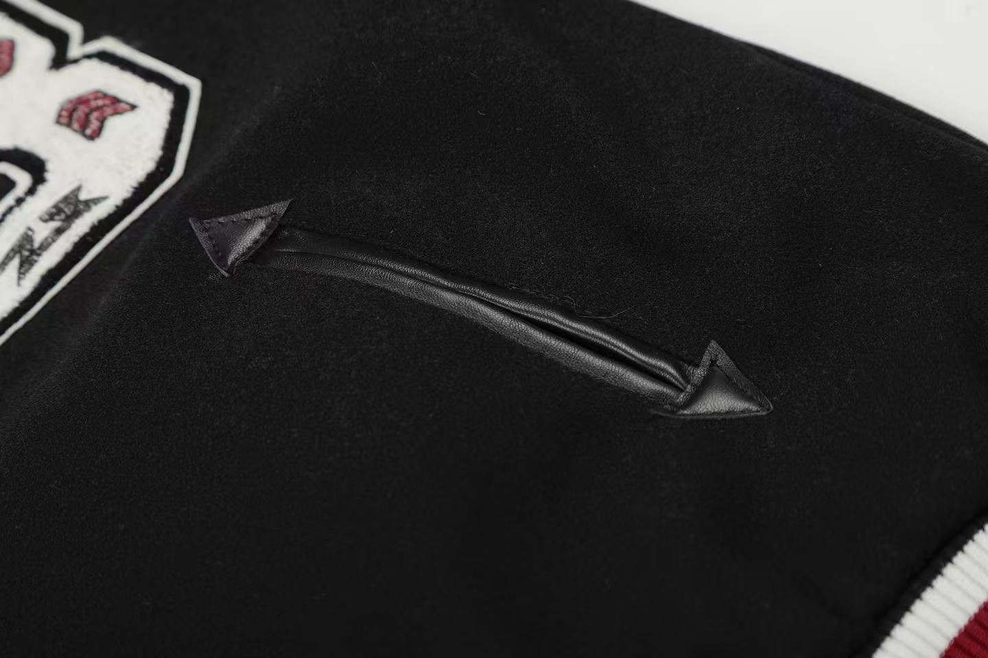 Vintage embroidered baseball jacket